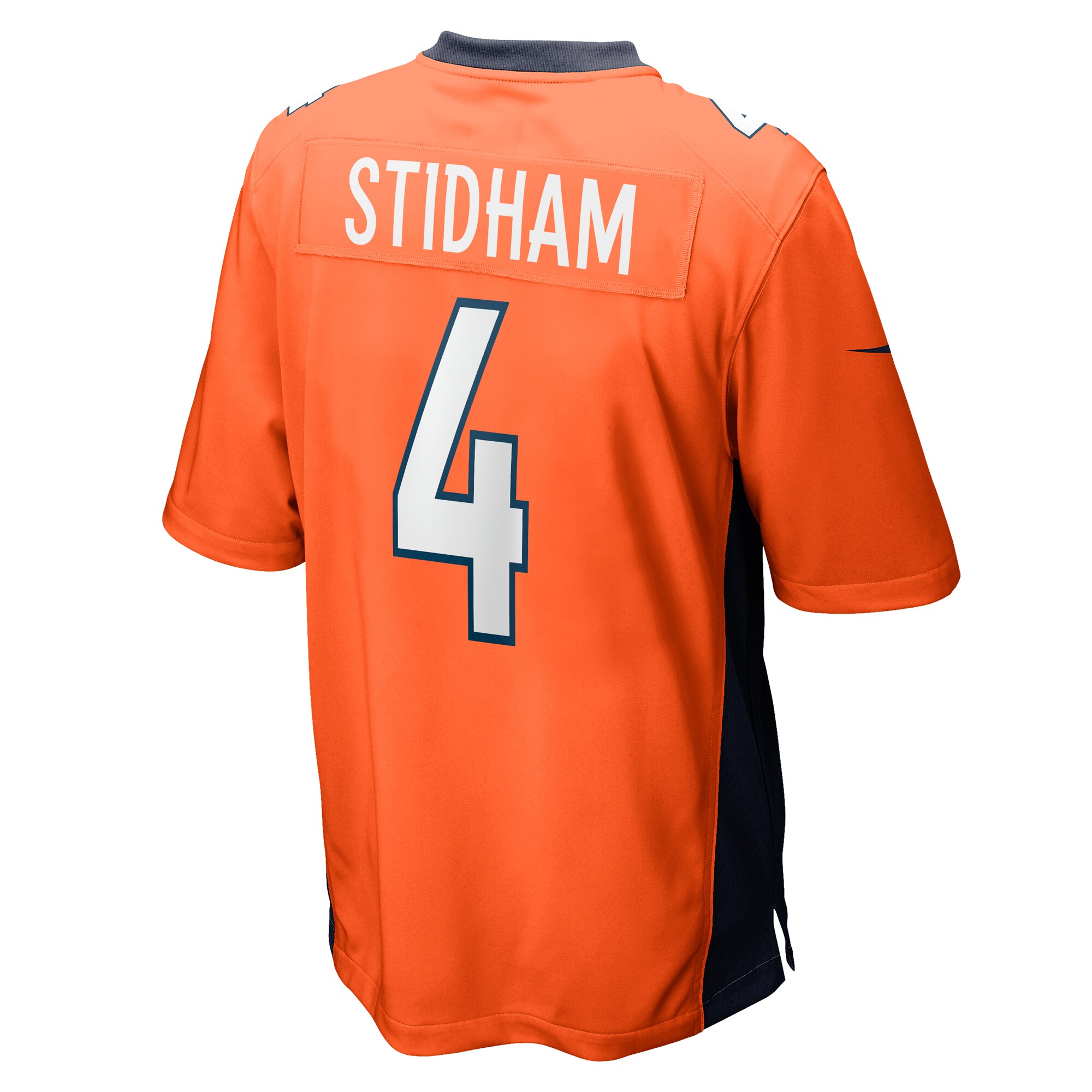 Men's Denver Broncos Jarrett Stidham Orange Game Player Jersey JS3204 Saliibo - Image 3