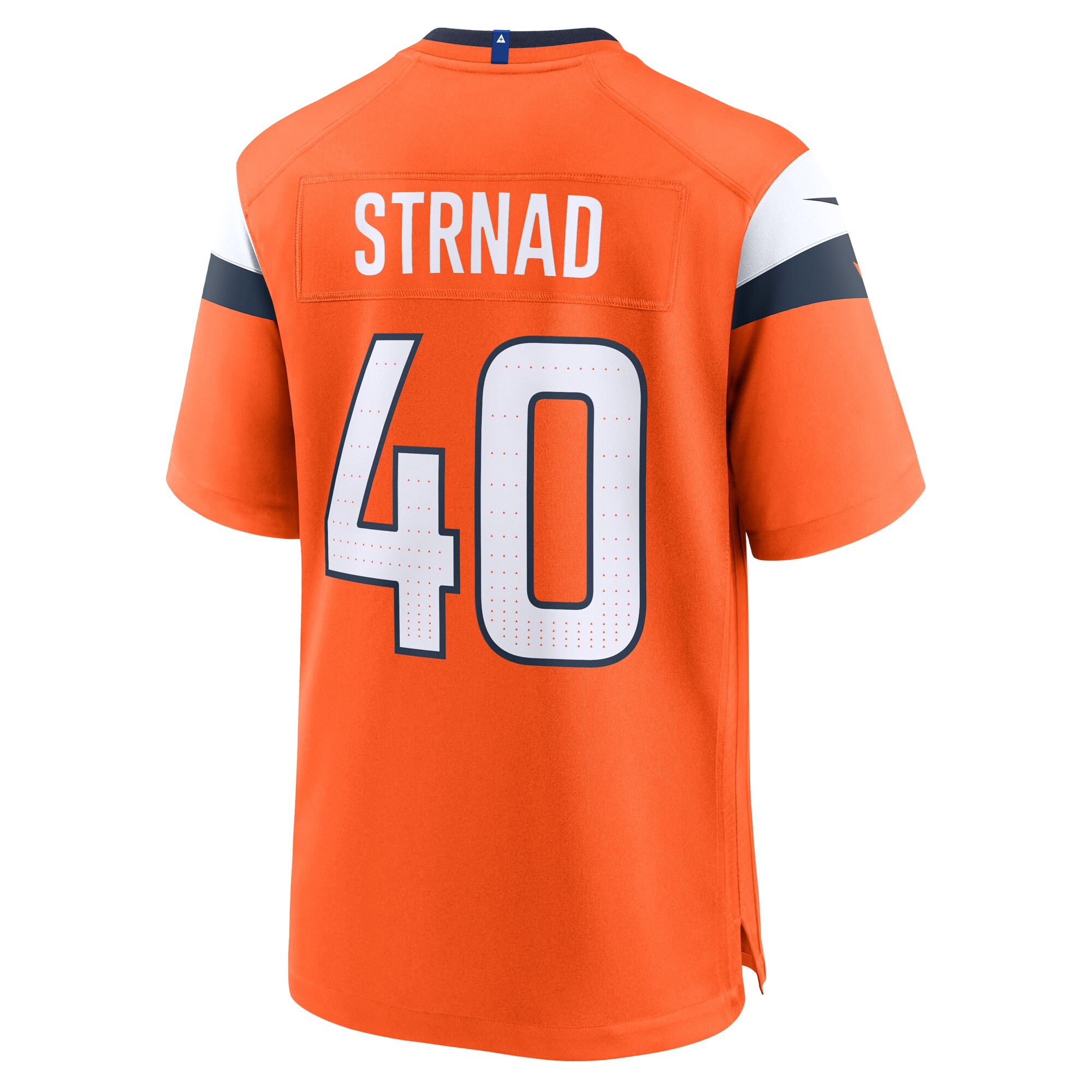 Men's Denver Broncos Justin Strnad Orange Team Game Jersey JS5746 Saliibo - Image 3