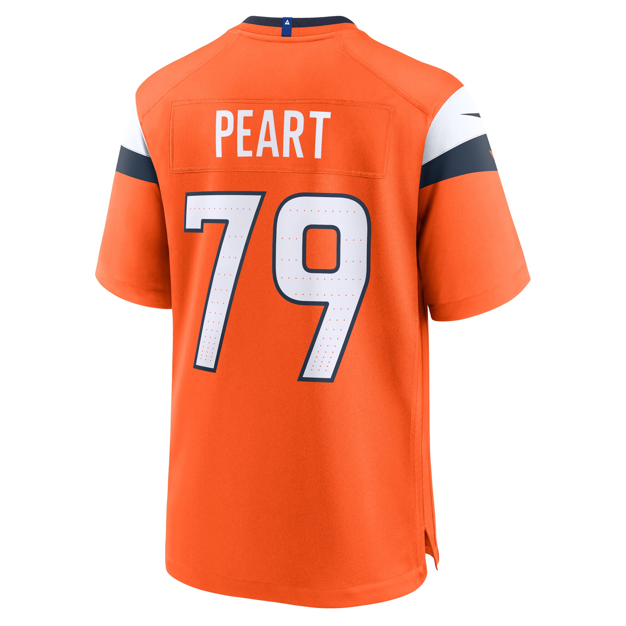 Men's Denver Broncos Matt Peart Orange Team Game Jersey JS6903 Saliibo - Image 3