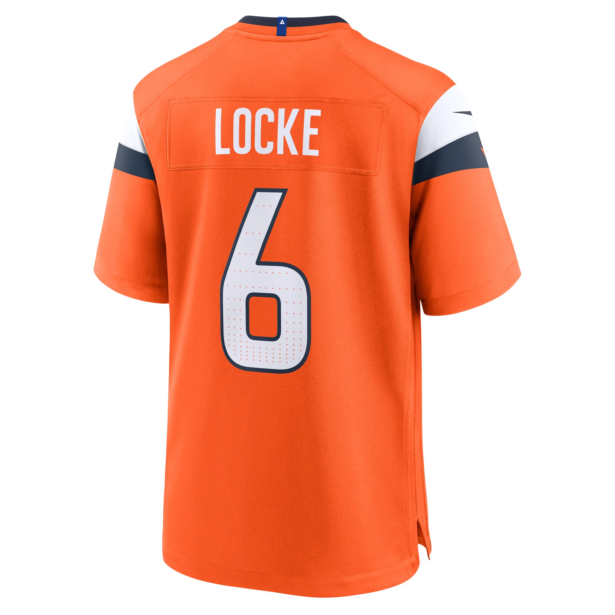 Men's Denver Broncos P.J. Locke Orange Team Game Jersey JS3392 Saliibo - Image 3