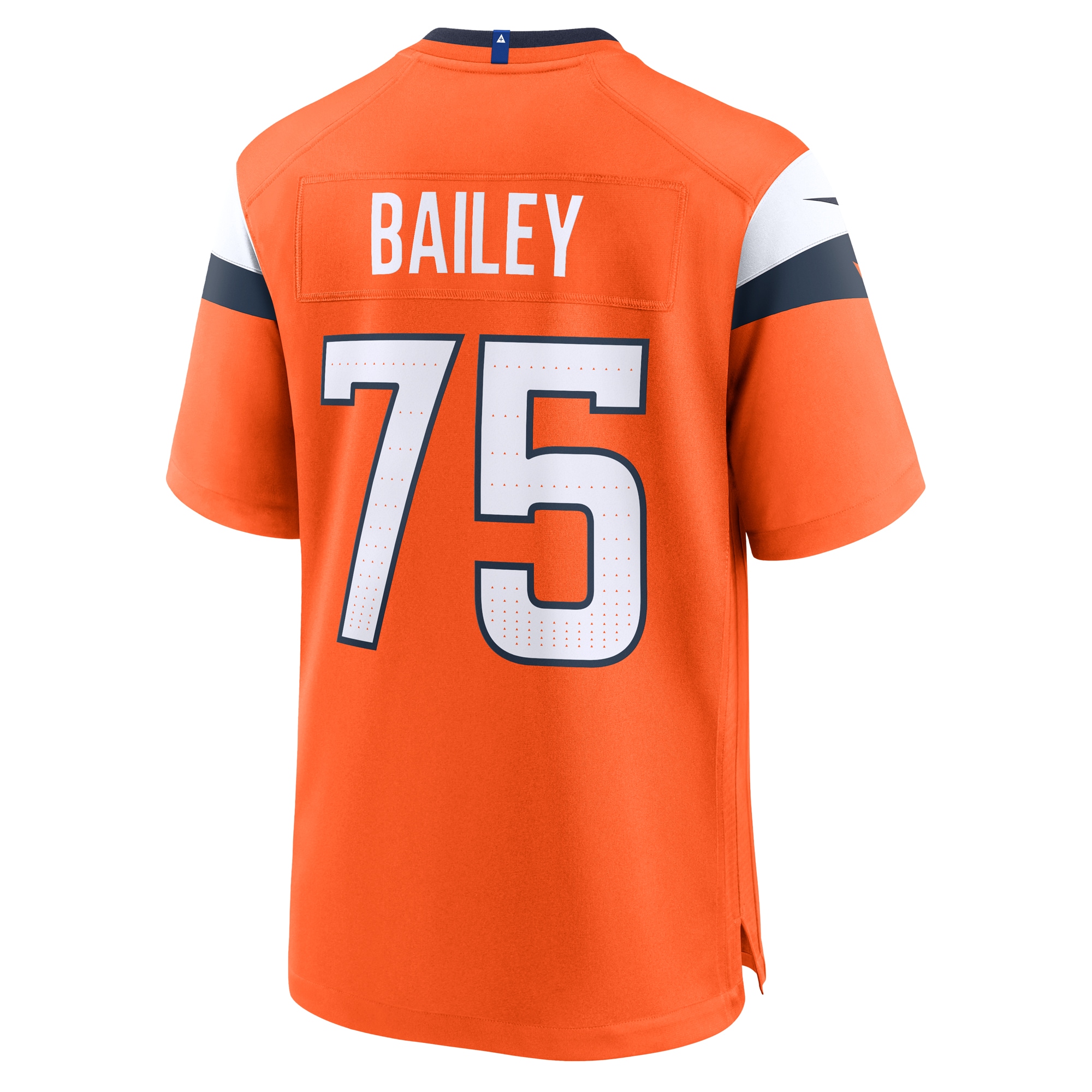 Men's Denver Broncos Quinn Bailey Orange Team Game Jersey JS5199 Saliibo - Image 3