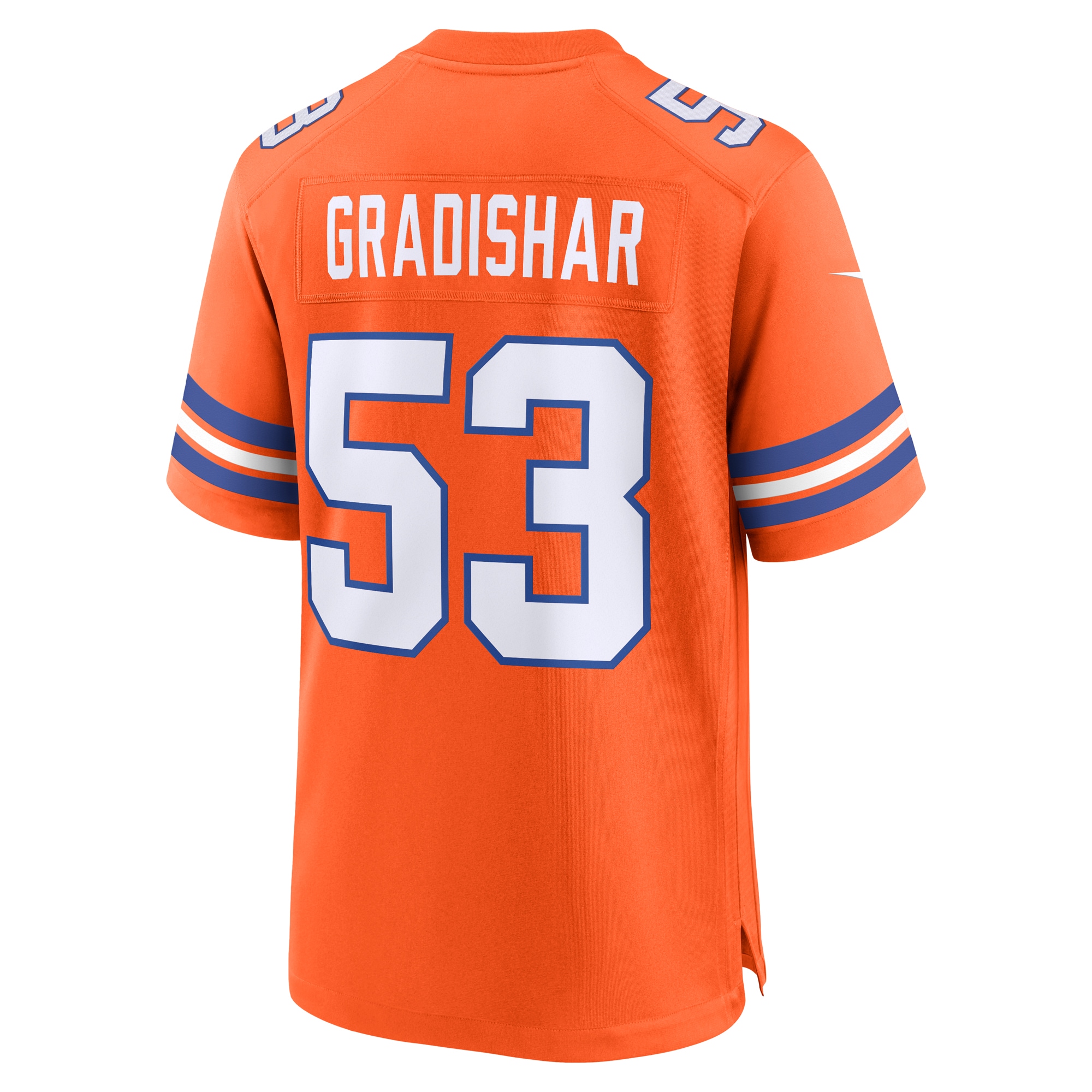 Men's Denver Broncos Randy Gradishar Orange Mile High Collection 1977 Throwback Retired Player Game Jersey JS8408 Saliibo - Image 3
