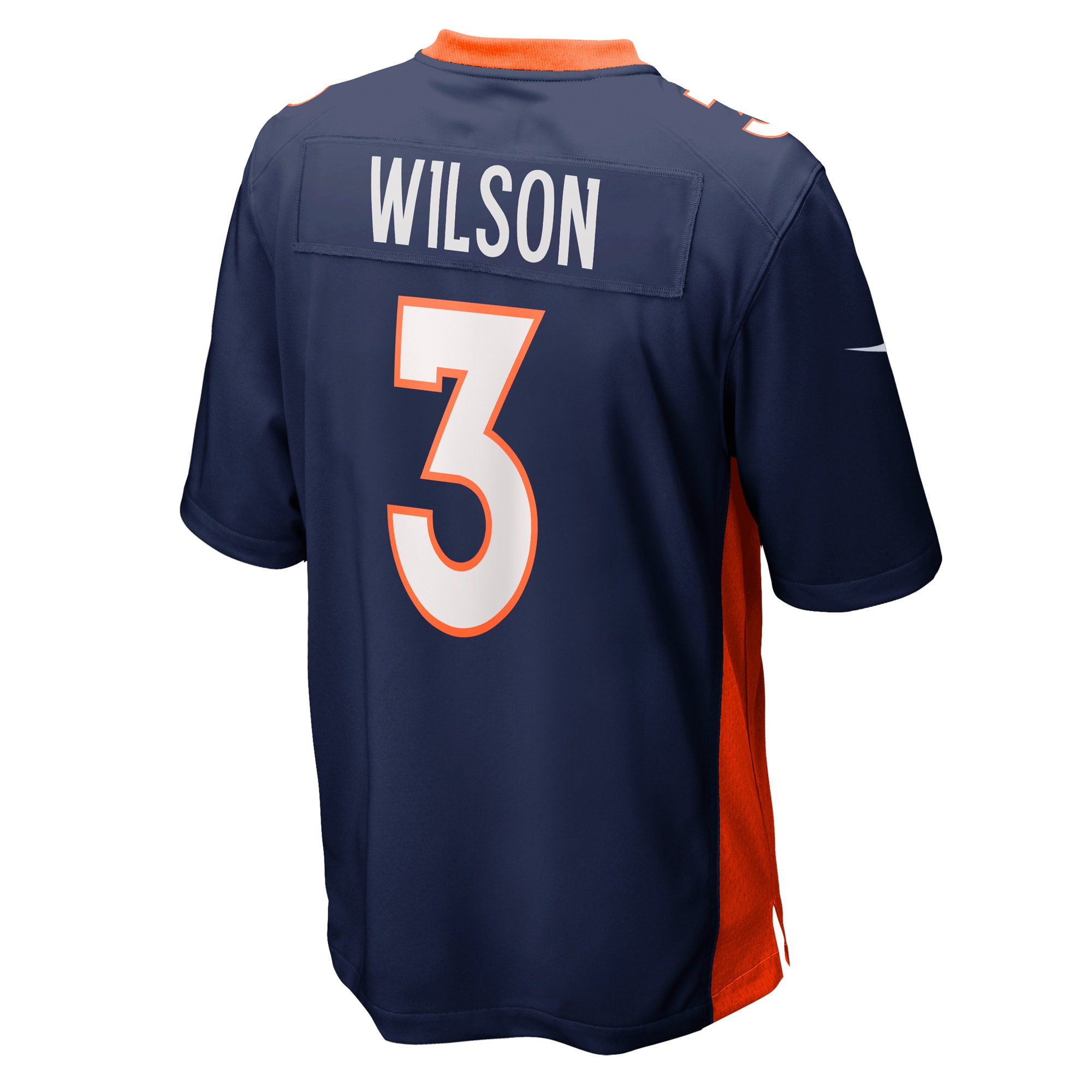Men's Denver Broncos Russell Wilson Navy Alternate Game Jersey JS7432 Saliibo - Image 3