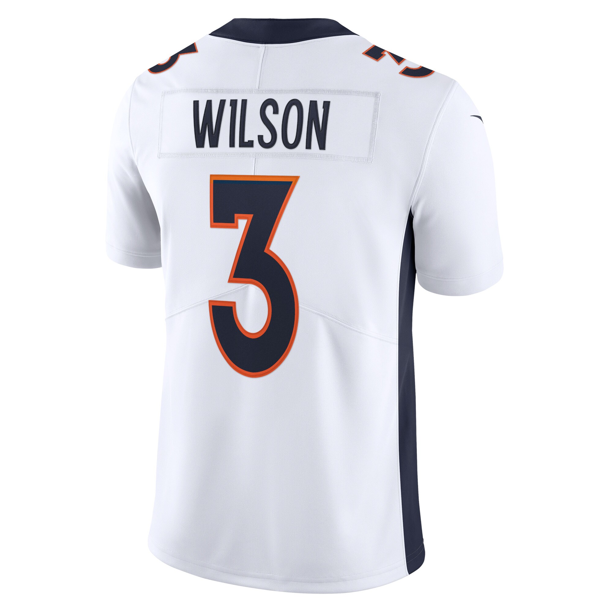 Men's Denver Broncos Russell Wilson White Team Vapor Limited Jersey JS8659 Saliibo - Image 3