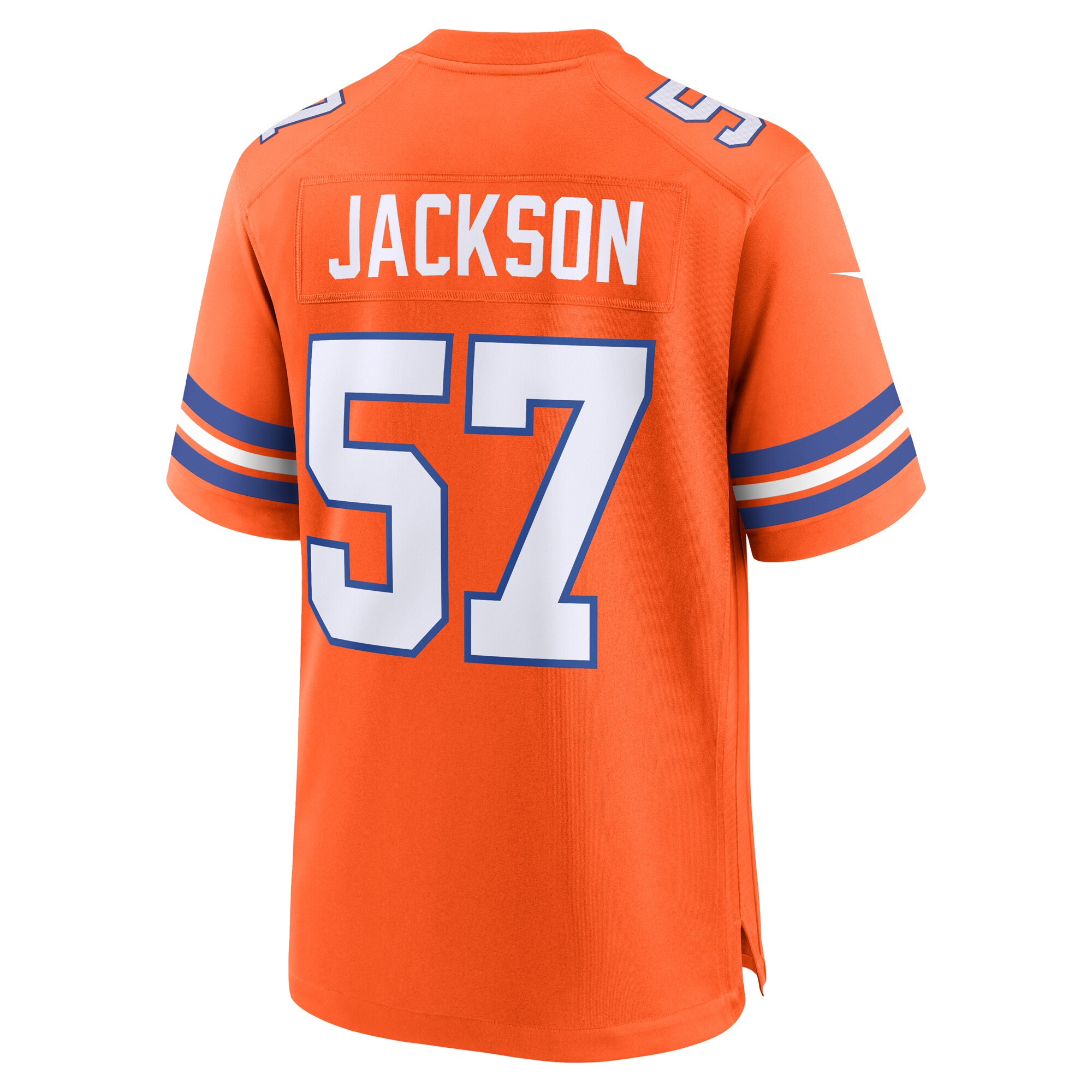 Men's Denver Broncos Tom Jackson Orange Mile High Collection 1977 Throwback Retired Player Game Jersey JS7494 Saliibo - Image 3