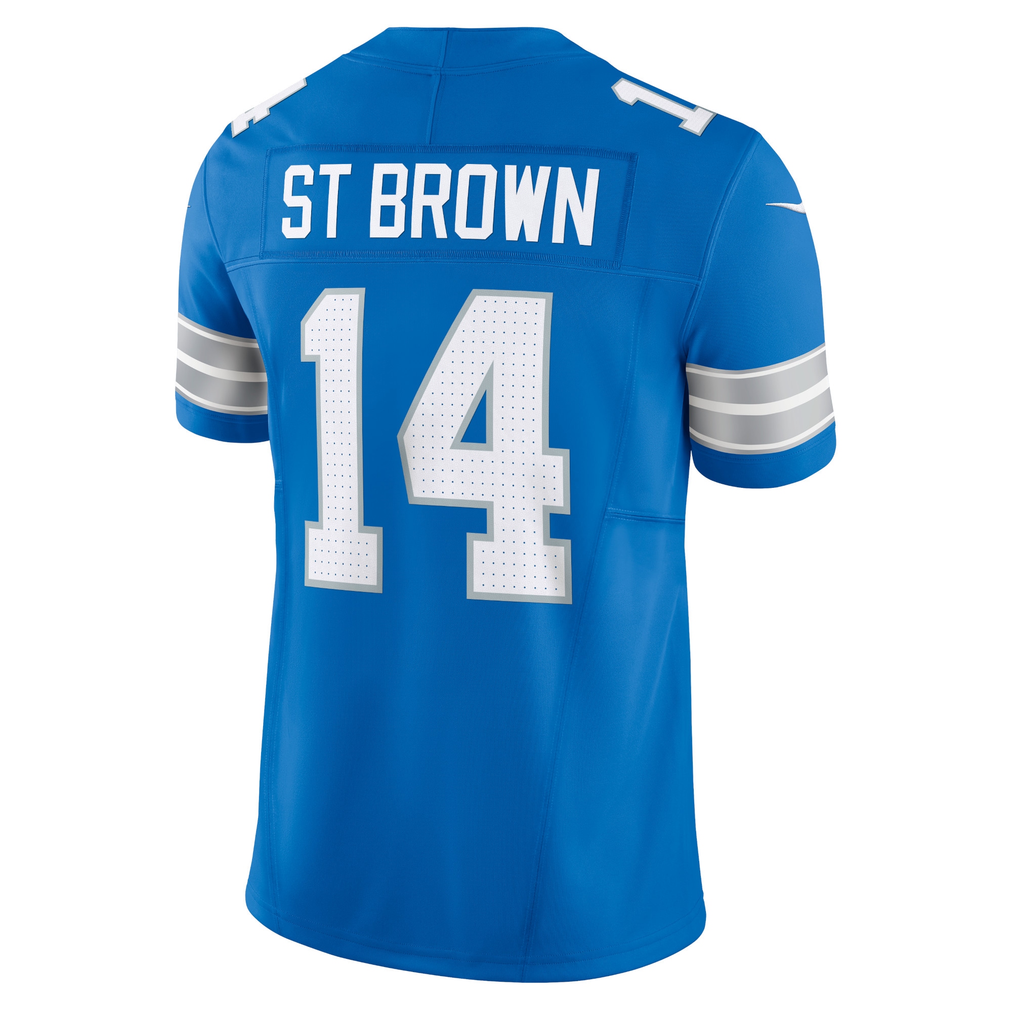 Men's Detroit Lions Amon-Ra St. Brown Blue Vapor F.U.S.E. Limited Jersey JS4995 Saliibo - Image 3