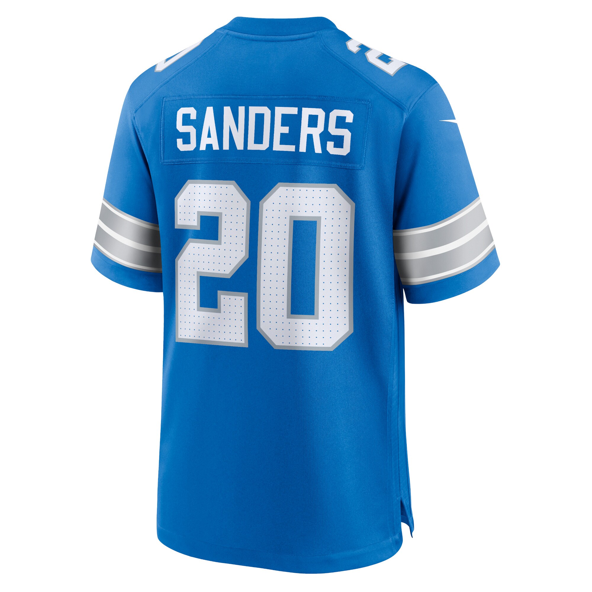 Men's Detroit Lions Barry Sanders Blue Retired Player Game Jersey JS2585 Saliibo - Image 3