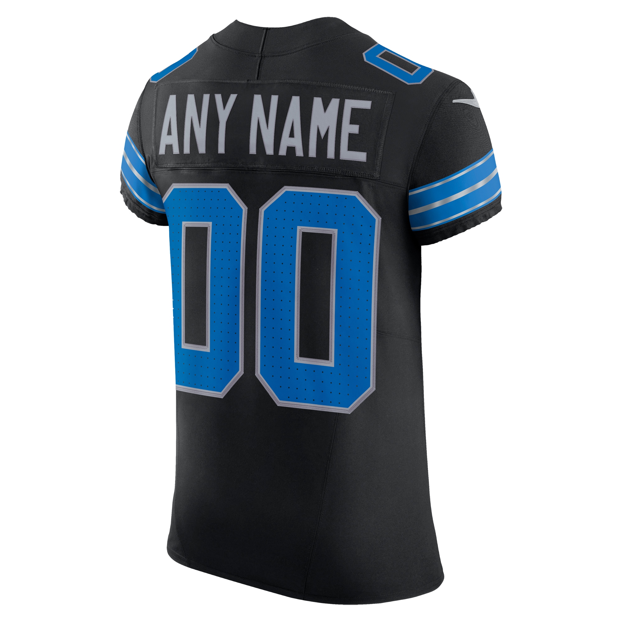 Men's Detroit Lions Black Alternate Vapor F.U.S.E. Elite Custom Jersey JS9489 Saliibo - Image 3