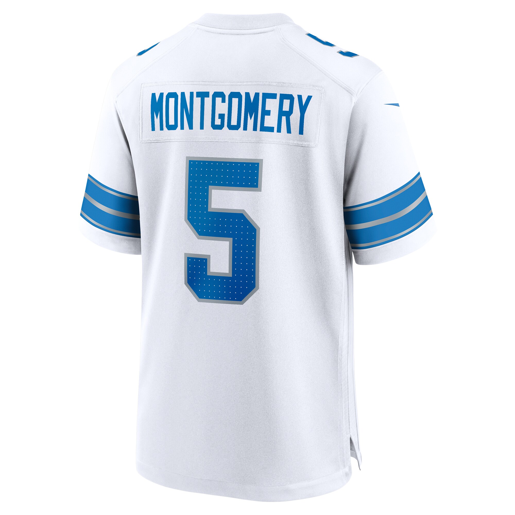 Men's Detroit Lions David Montgomery White Game Jersey JS3414 Saliibo - Image 3
