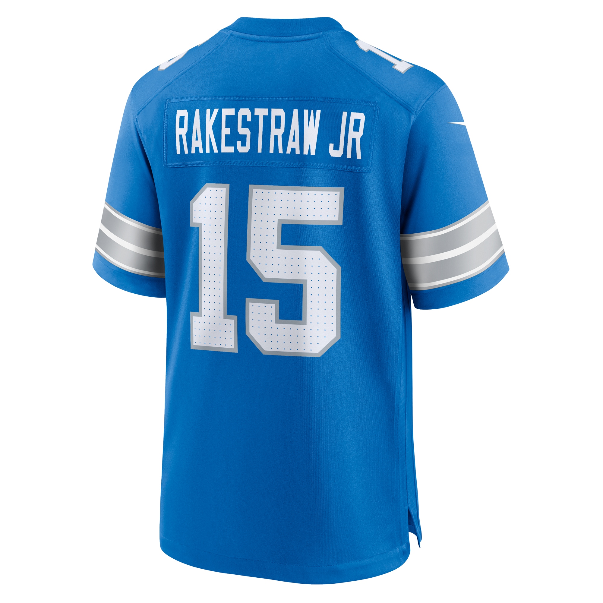 Men's Detroit Lions Ennis Rakestraw Jr. Blue Team Game Jersey JS7770 Saliibo - Image 3