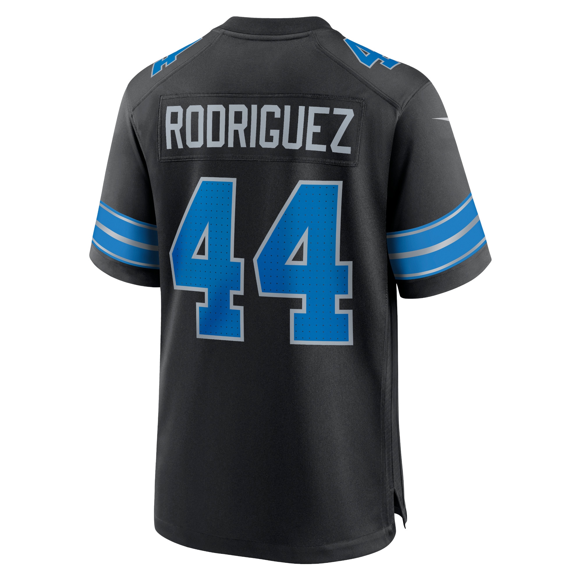 Men's Detroit Lions Malcolm Rodriguez Black 2nd Alternate Game Jersey JS4897 Saliibo - Image 3