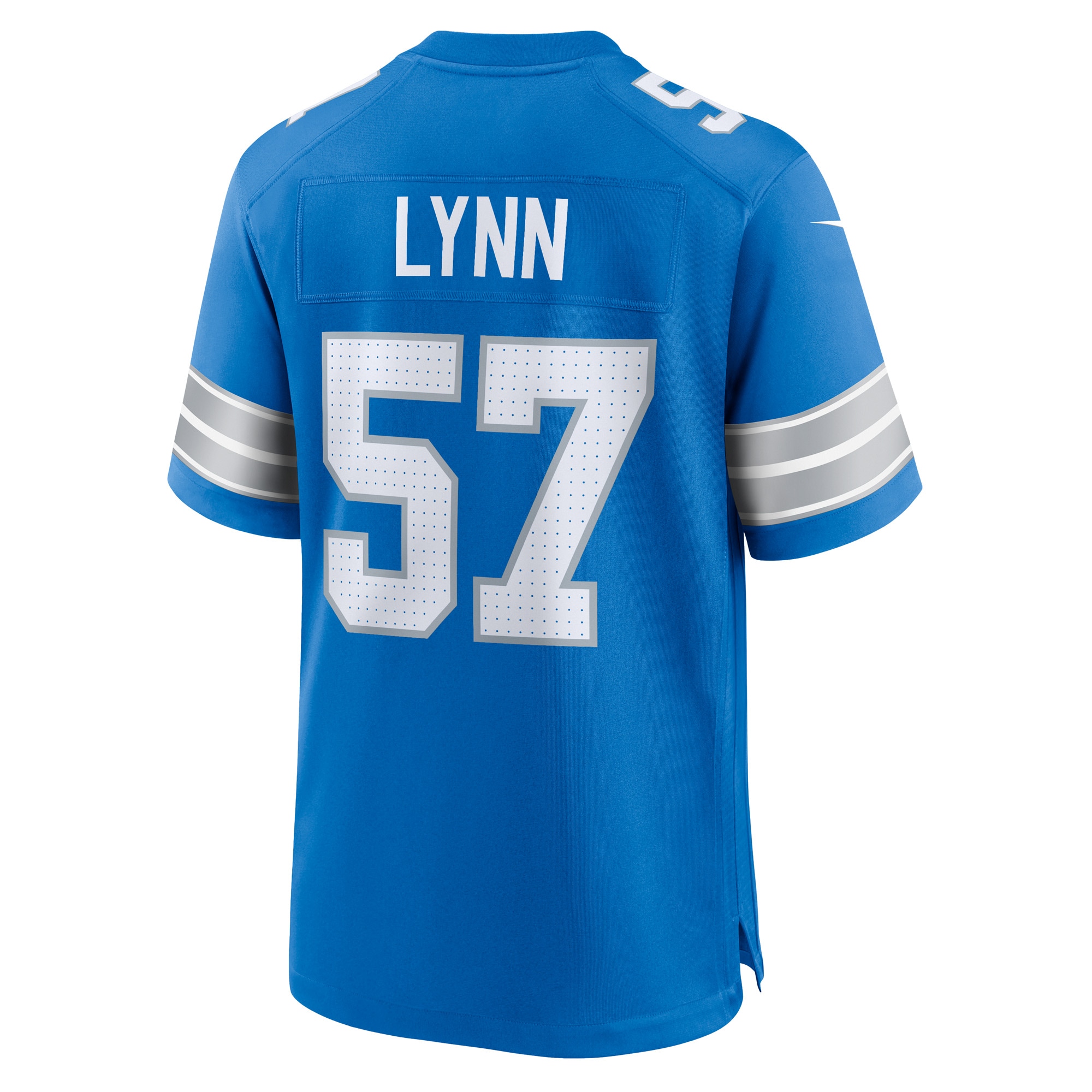 Men's Detroit Lions Nate Lynn Blue Game Jersey JS8856 Saliibo - Image 3