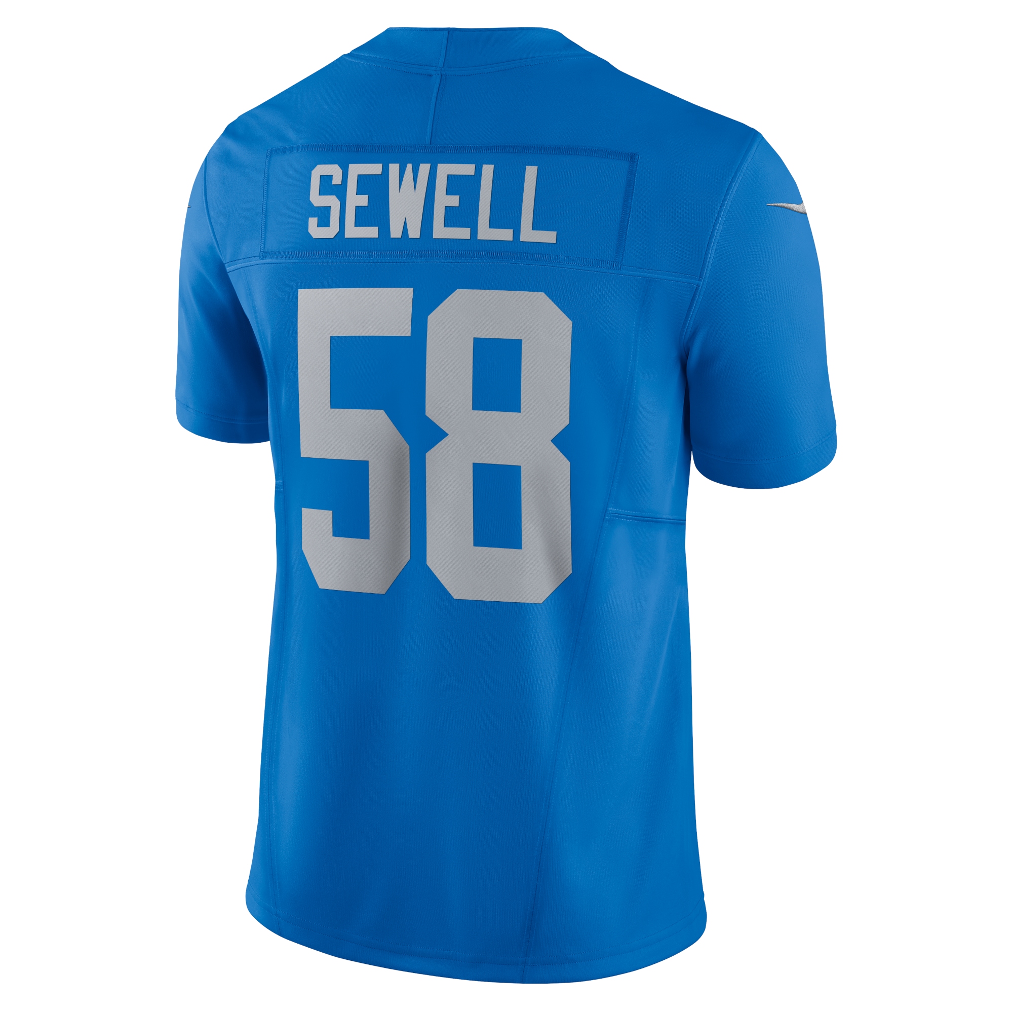 Men's Detroit Lions Penei Sewell Blue Vapor F.U.S.E. Alternate Limited Jersey JS4319 Saliibo - Image 3