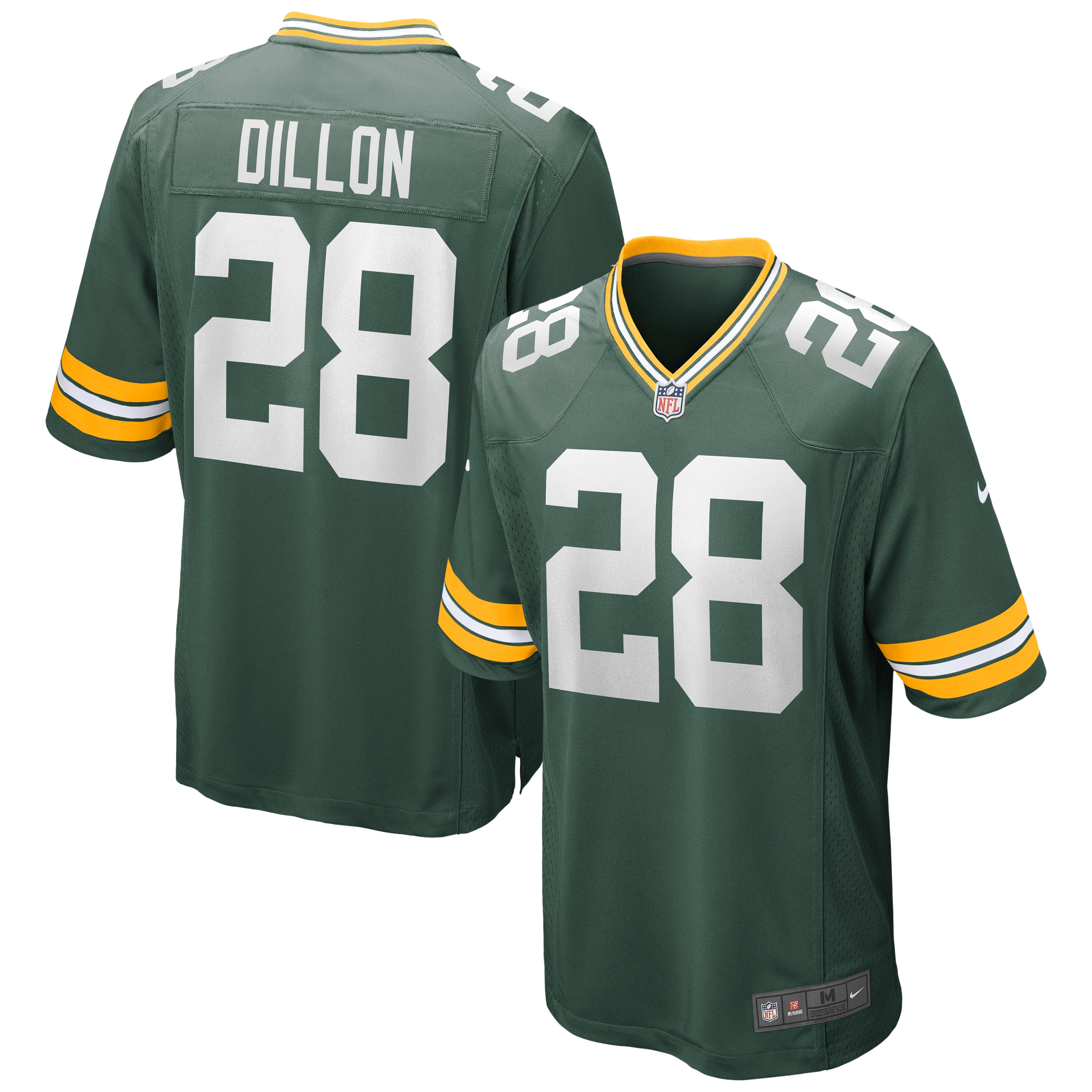 Men's Green Bay Packers AJ Dillon Green Game Jersey JS7621 Saliibo