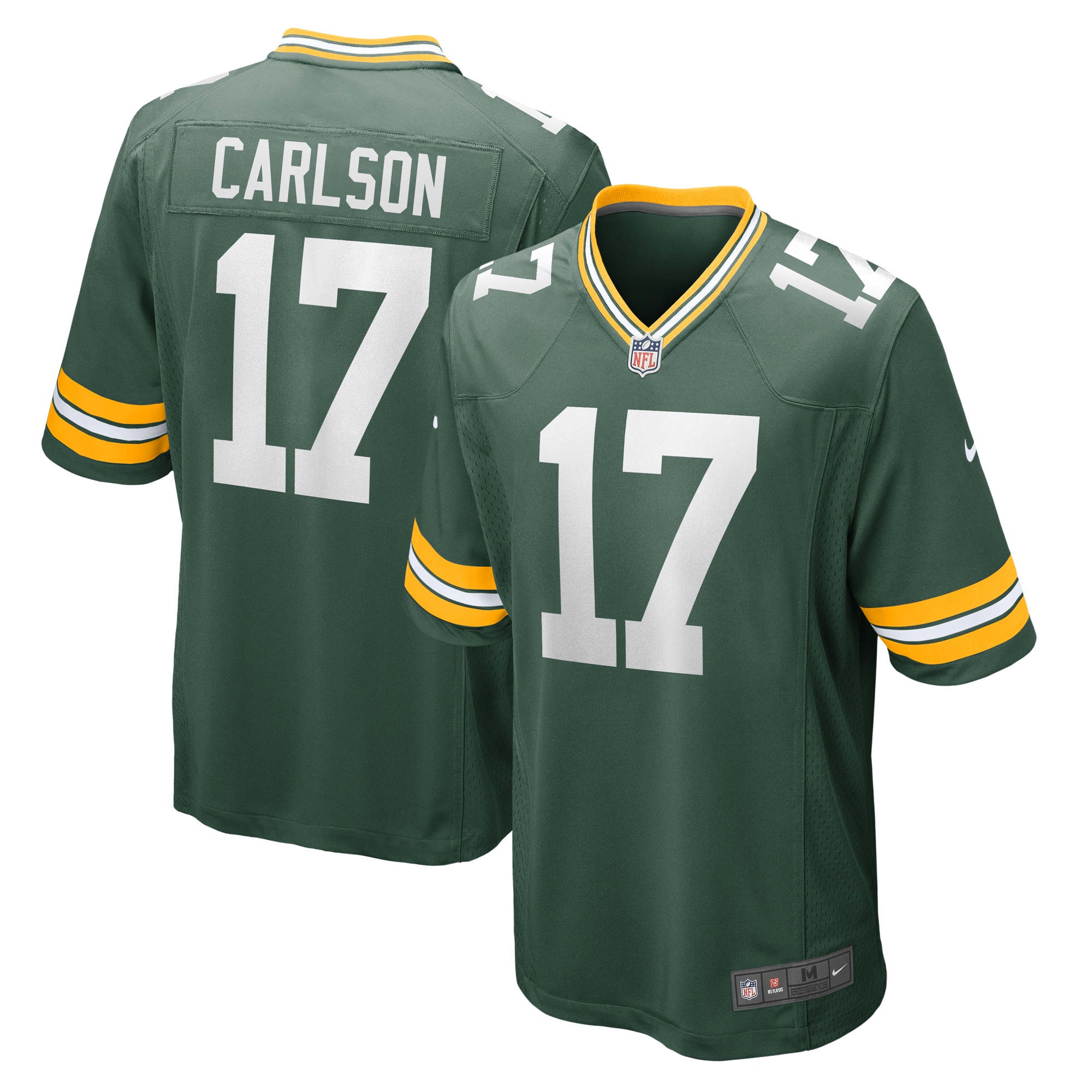 Men's Green Bay Packers Anders Carlson Green Game Jersey JS3076 Saliibo