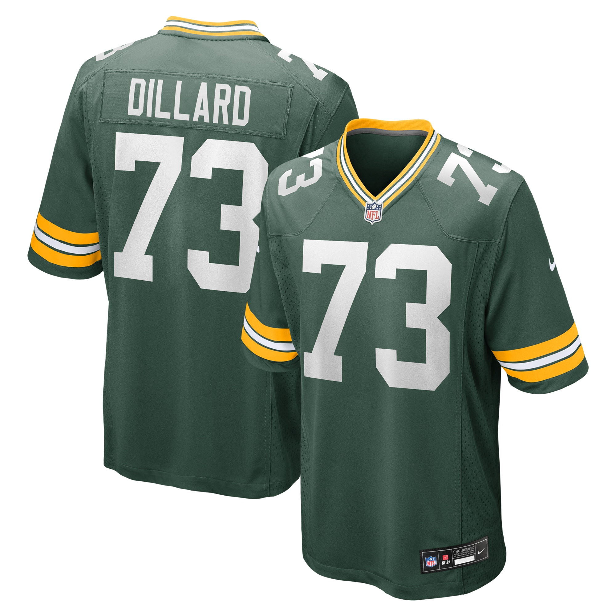Men's Green Bay Packers Andre Dillard Green Game Jersey JS3111 Saliibo