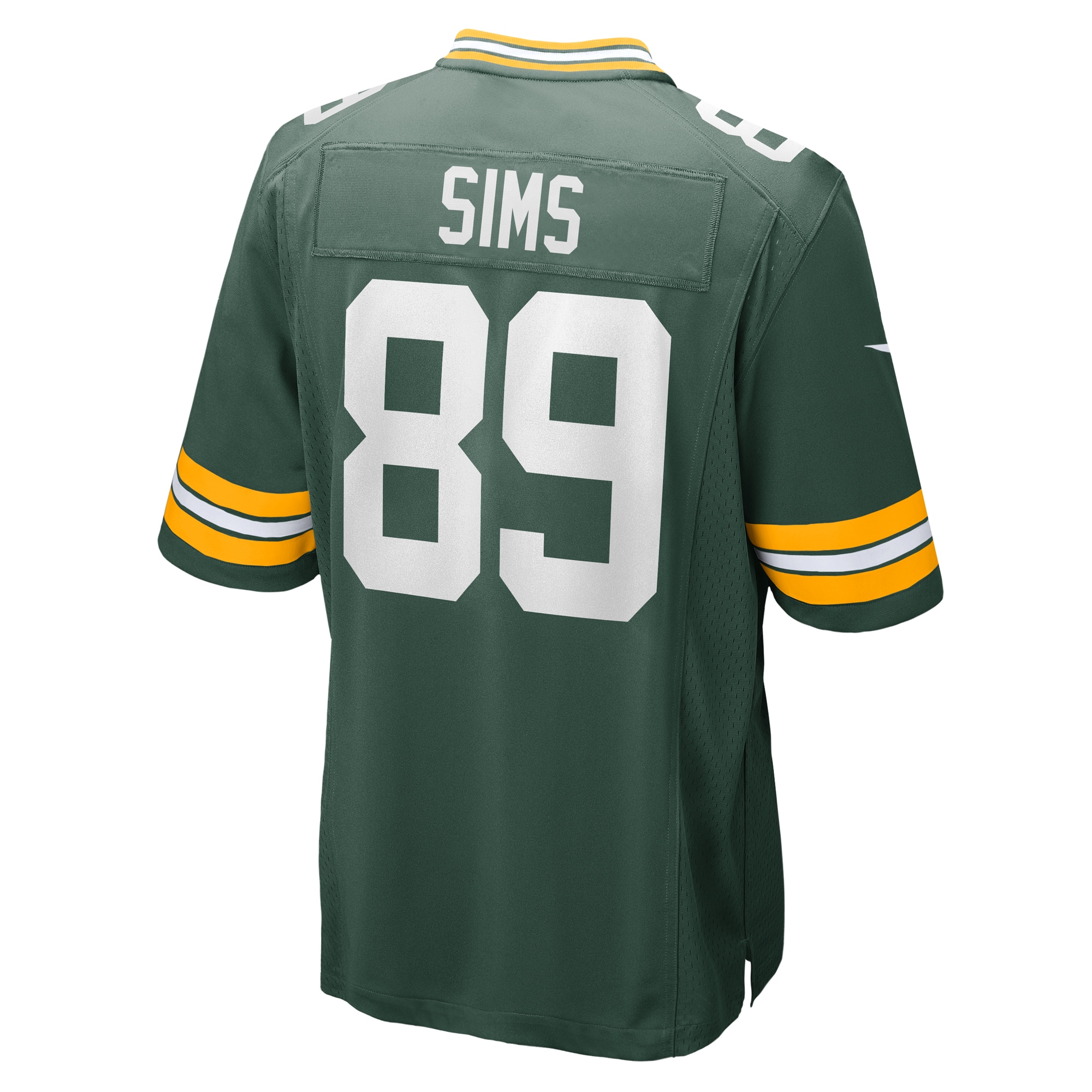 Men's Green Bay Packers Ben Sims Green Team Game Jersey JS6584 Saliibo - Image 3