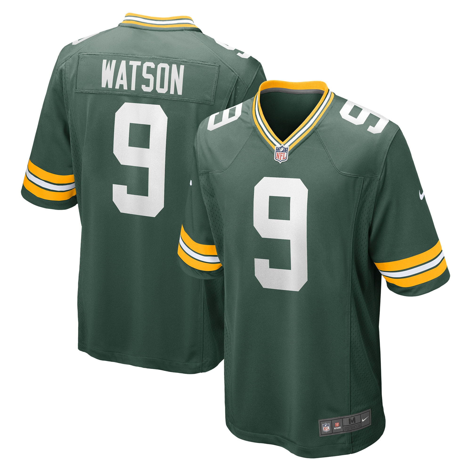 Men's Green Bay Packers Christian Watson Green Game Player Jersey JS9187 Saliibo