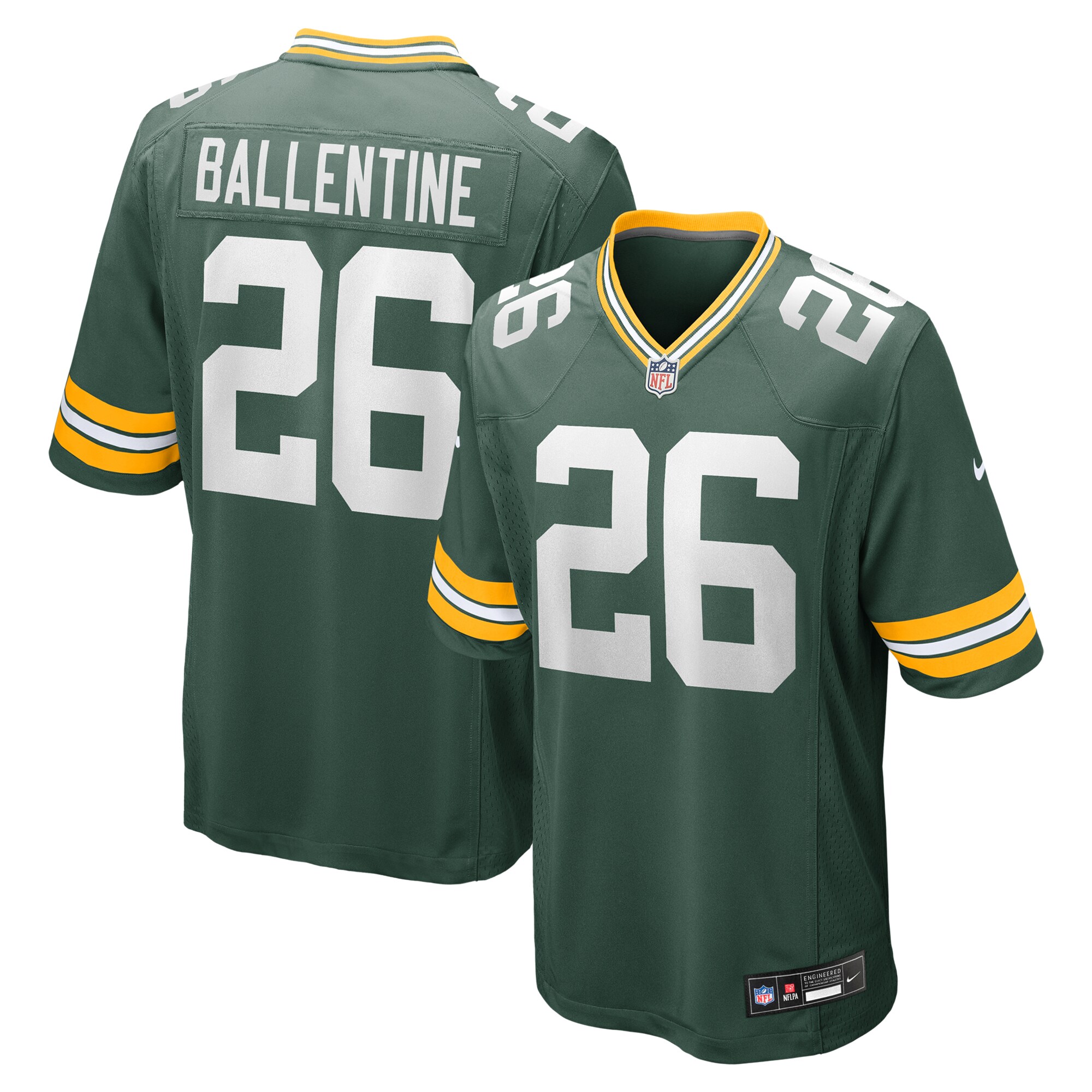 Men's Green Bay Packers Corey Ballentine Green Game Jersey JS3505 Saliibo
