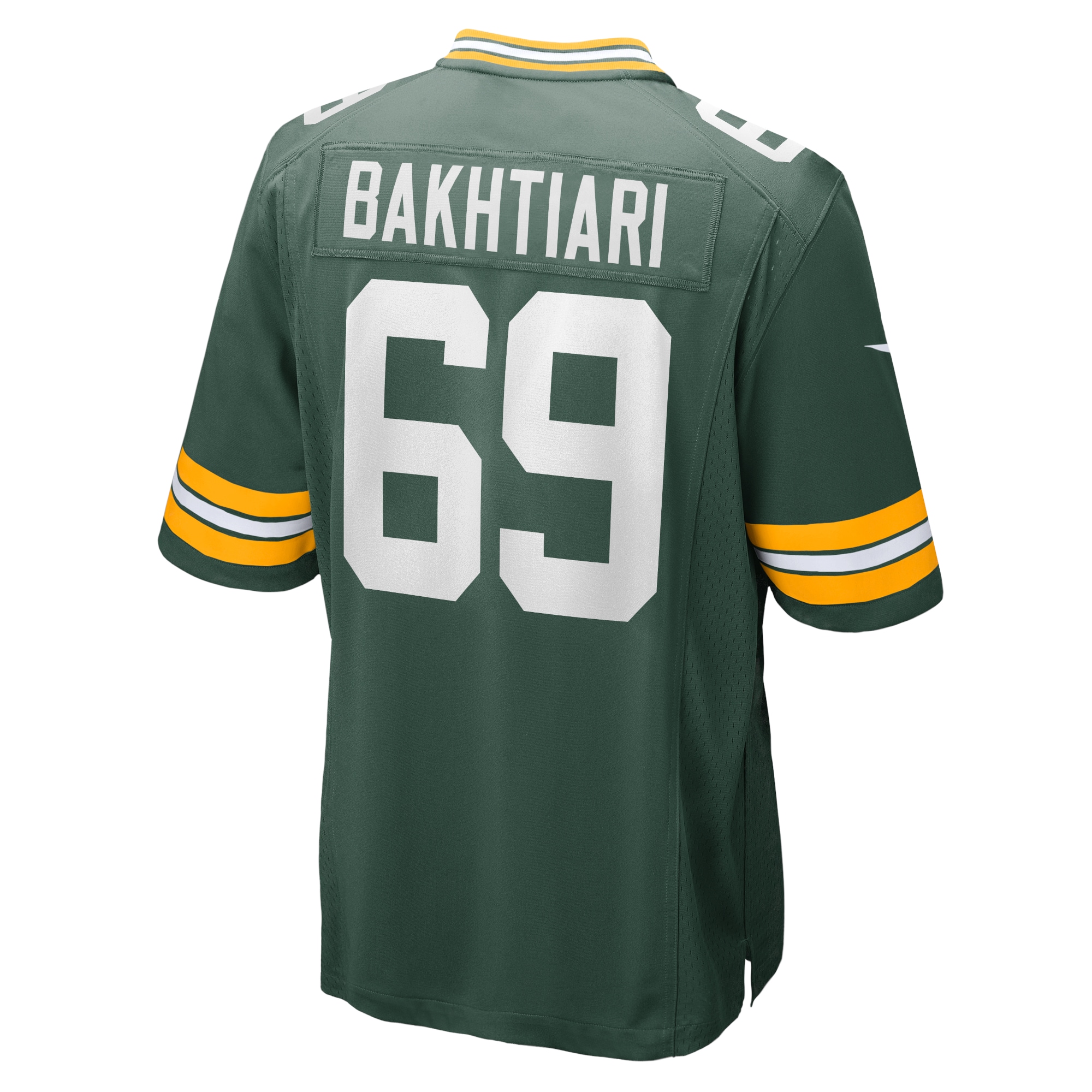 Men's Green Bay Packers David Bakhtiari Green Game Team Jersey JS6678 Saliibo - Image 3