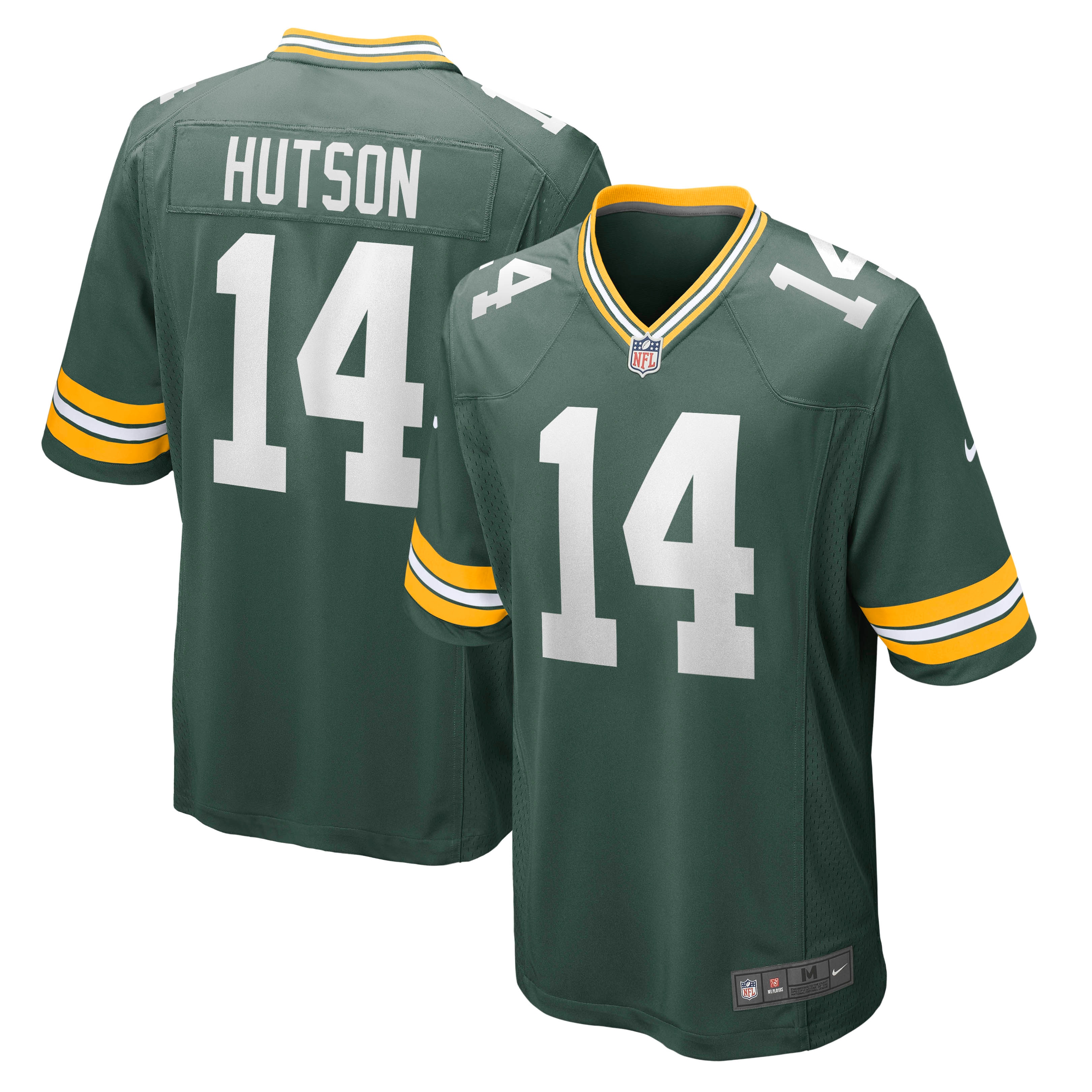 Men's Green Bay Packers Don Hutson Green Retired Player Jersey JS1933 Saliibo