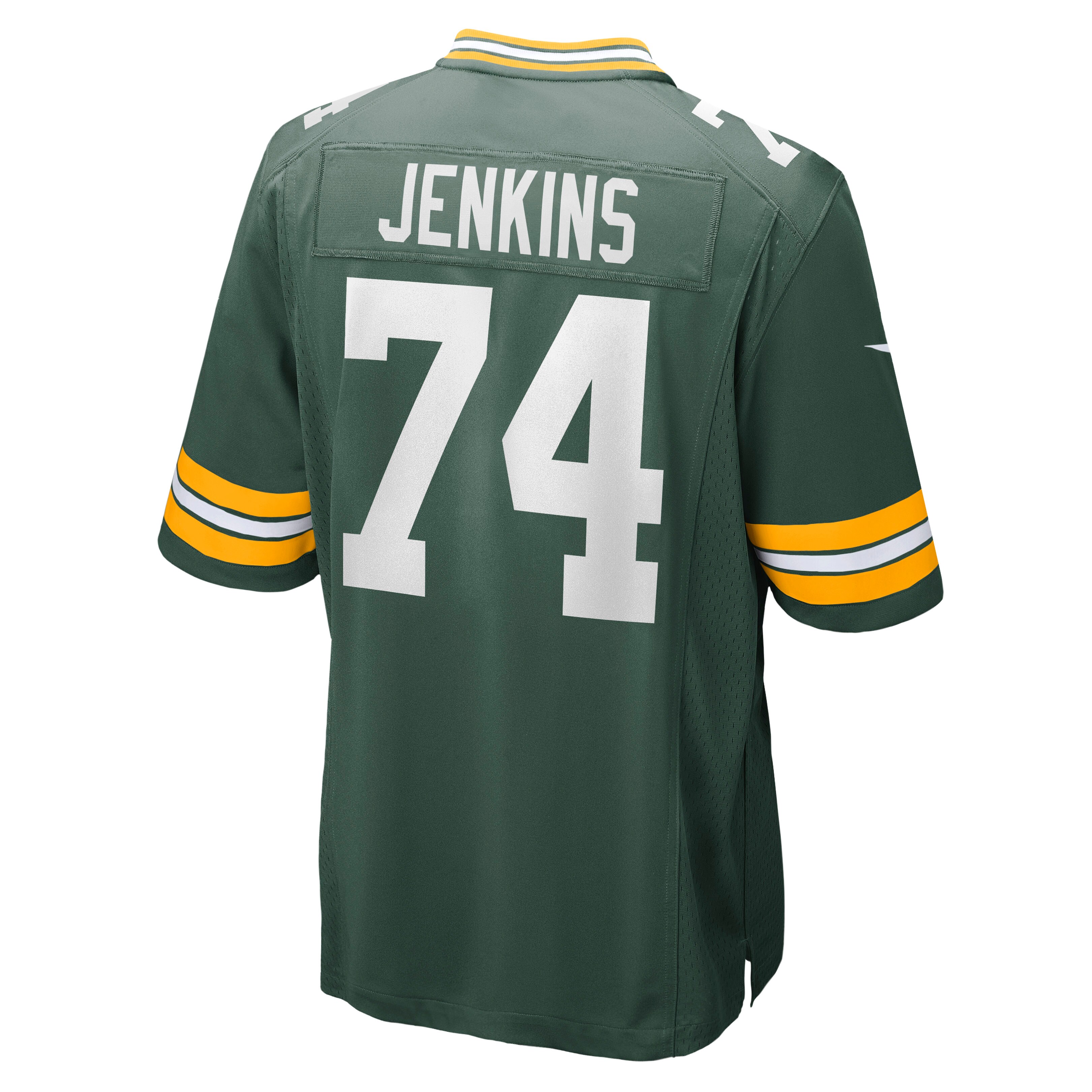 Men's Green Bay Packers Elgton Jenkins Green Game Jersey JS6285 Saliibo - Image 3