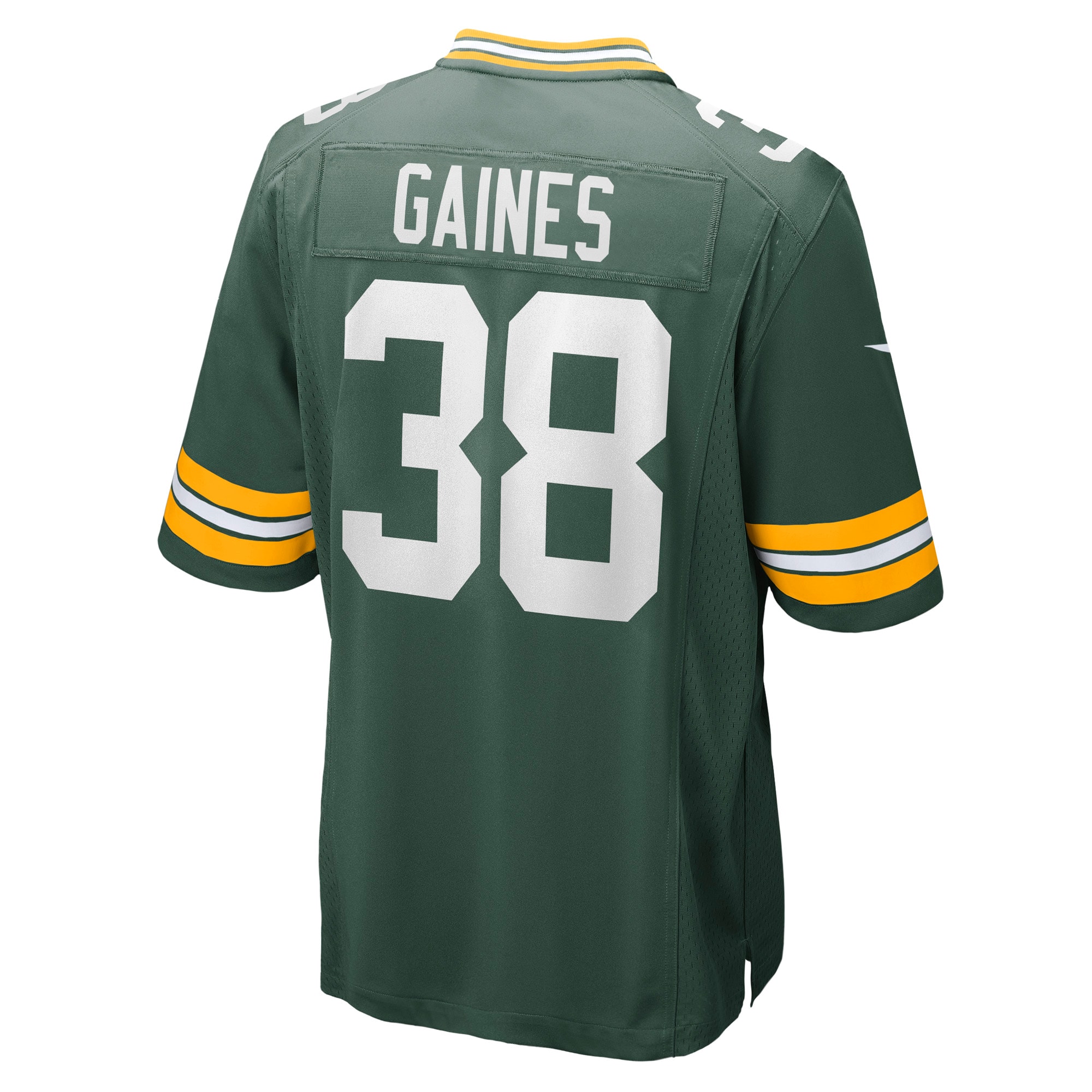 Men's Green Bay Packers Innis Gaines Green Game Jersey JS7876 Saliibo - Image 3