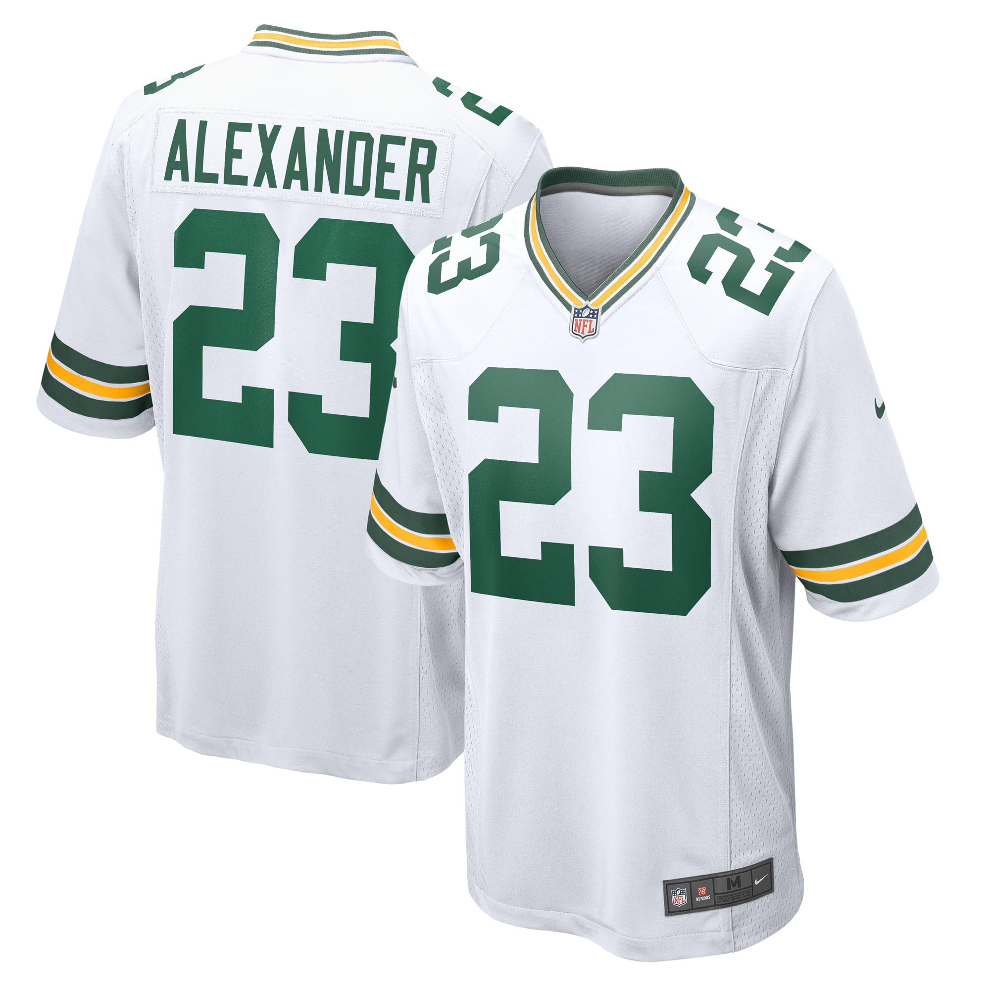 Men's Green Bay Packers Jaire Alexander White Game Player Jersey JS6457 Saliibo