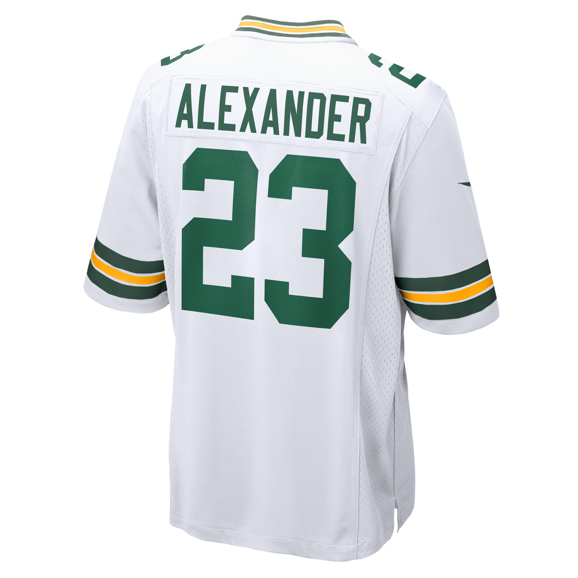 Men's Green Bay Packers Jaire Alexander White Game Player Jersey JS6457 Saliibo - Image 3