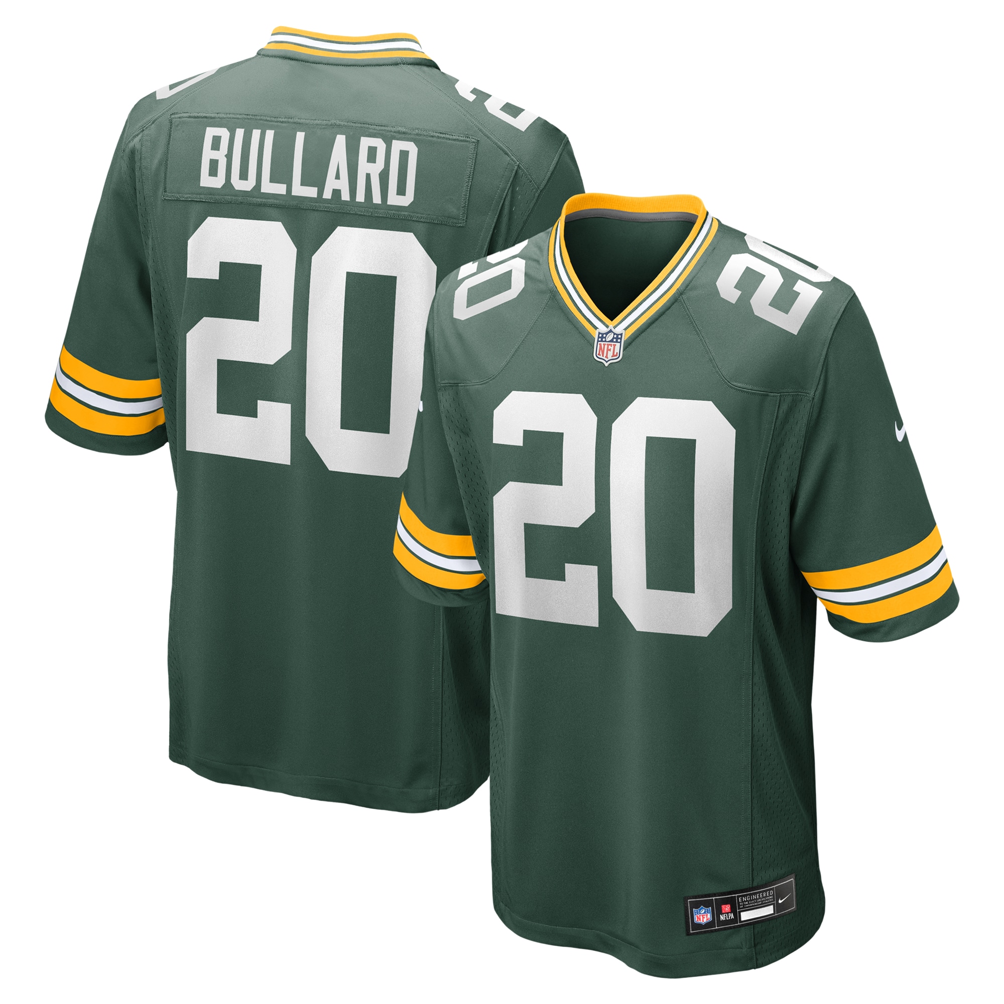 Men's Green Bay Packers Javon Bullard Green Game Jersey JS8570 Saliibo