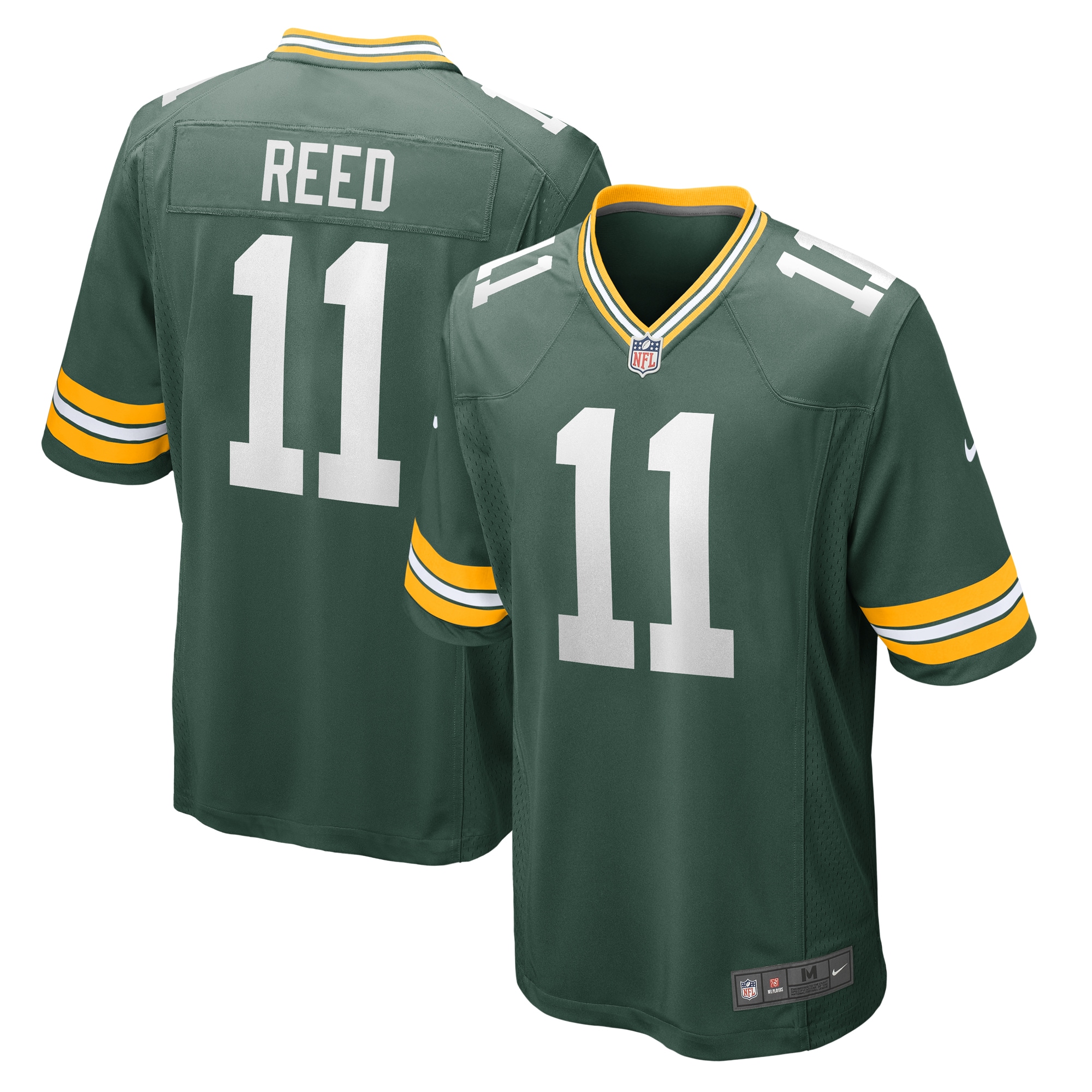 Men's Green Bay Packers Jayden Reed Green Game Jersey JS7704 Saliibo