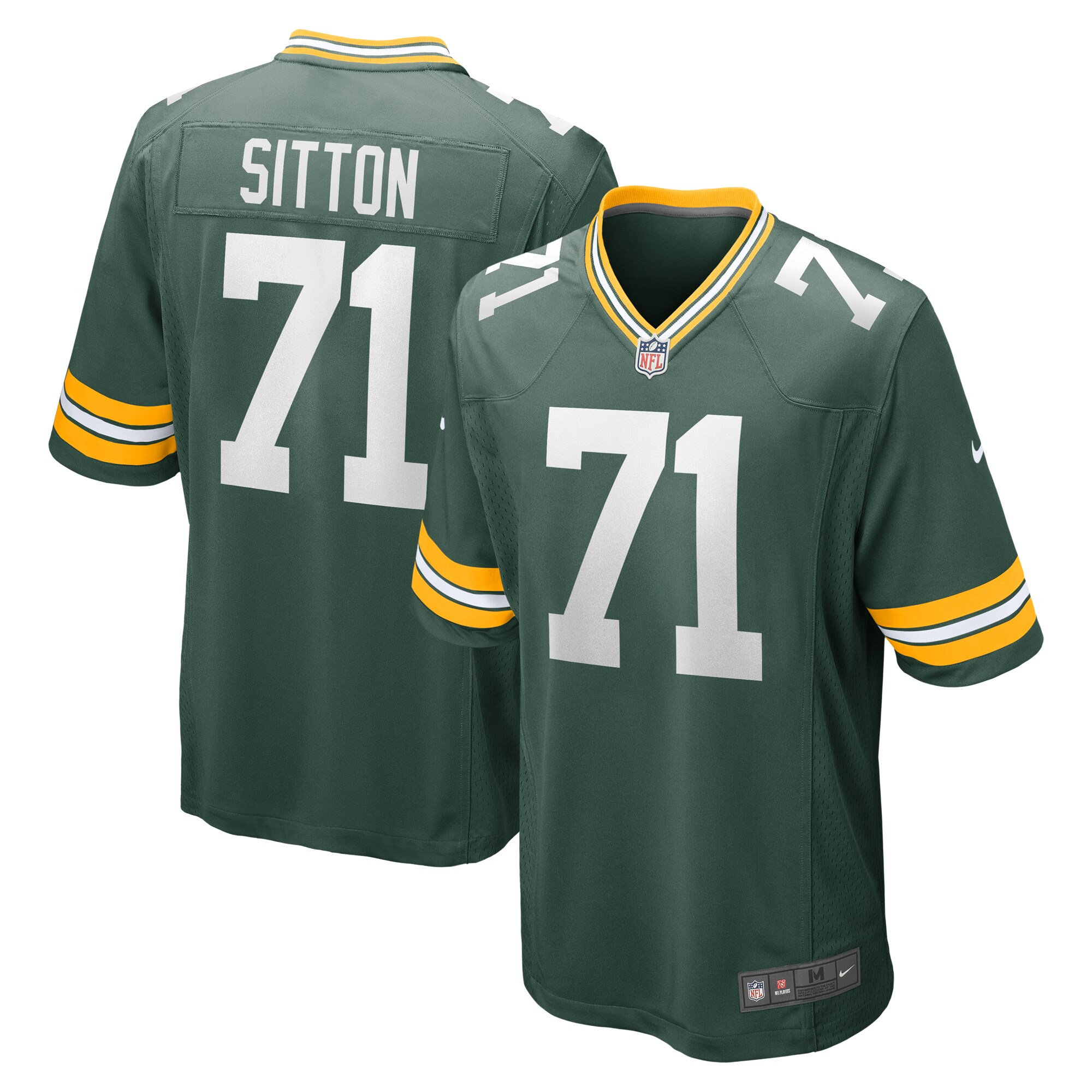 Men's Green Bay Packers Josh Sitton Green Retired Game Jersey JS2603 Saliibo