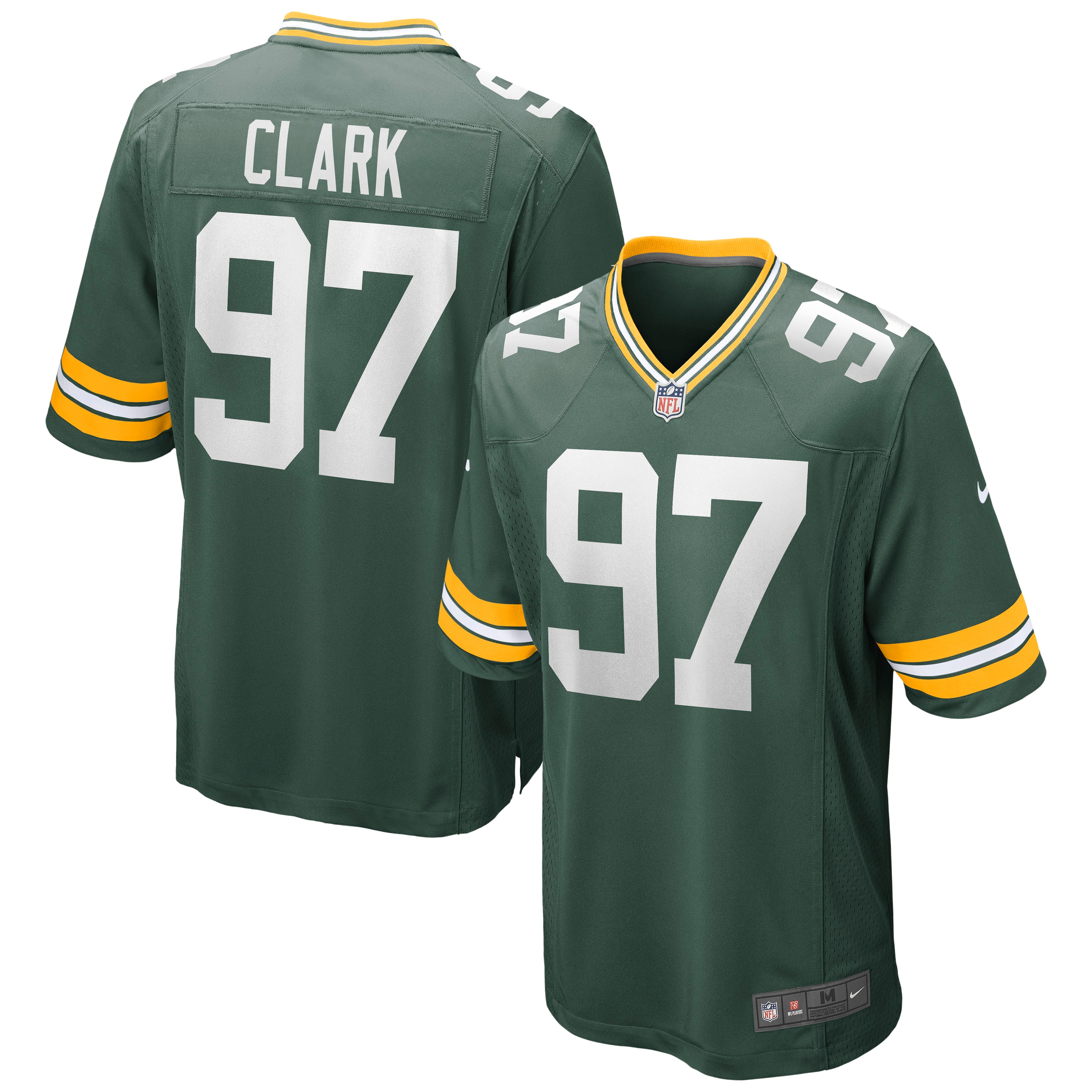 Men's Green Bay Packers Kenny Clark Green Game Jersey JS4847 Saliibo