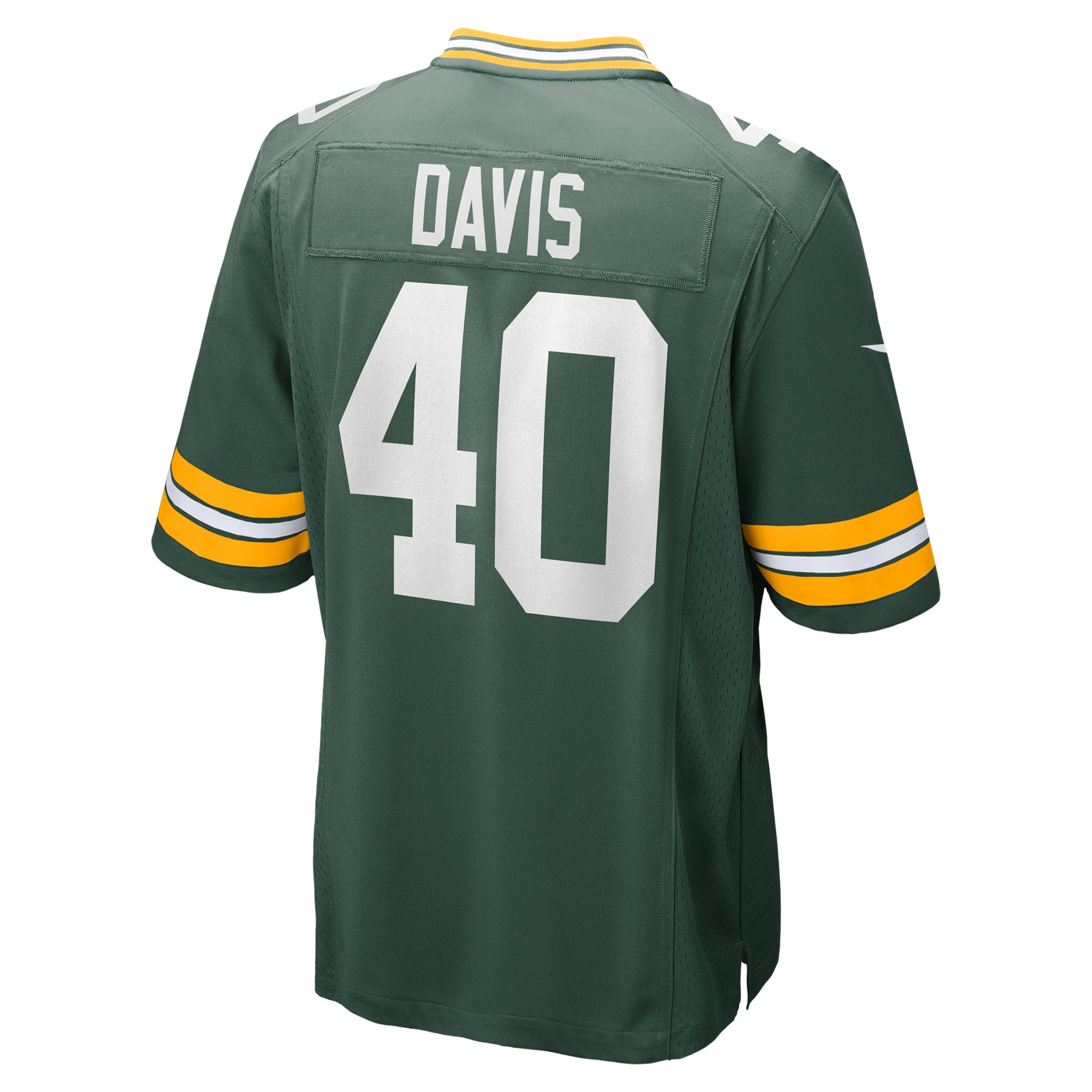 Men's Green Bay Packers LJ Davis Green Game Jersey JS6337 Saliibo - Image 3