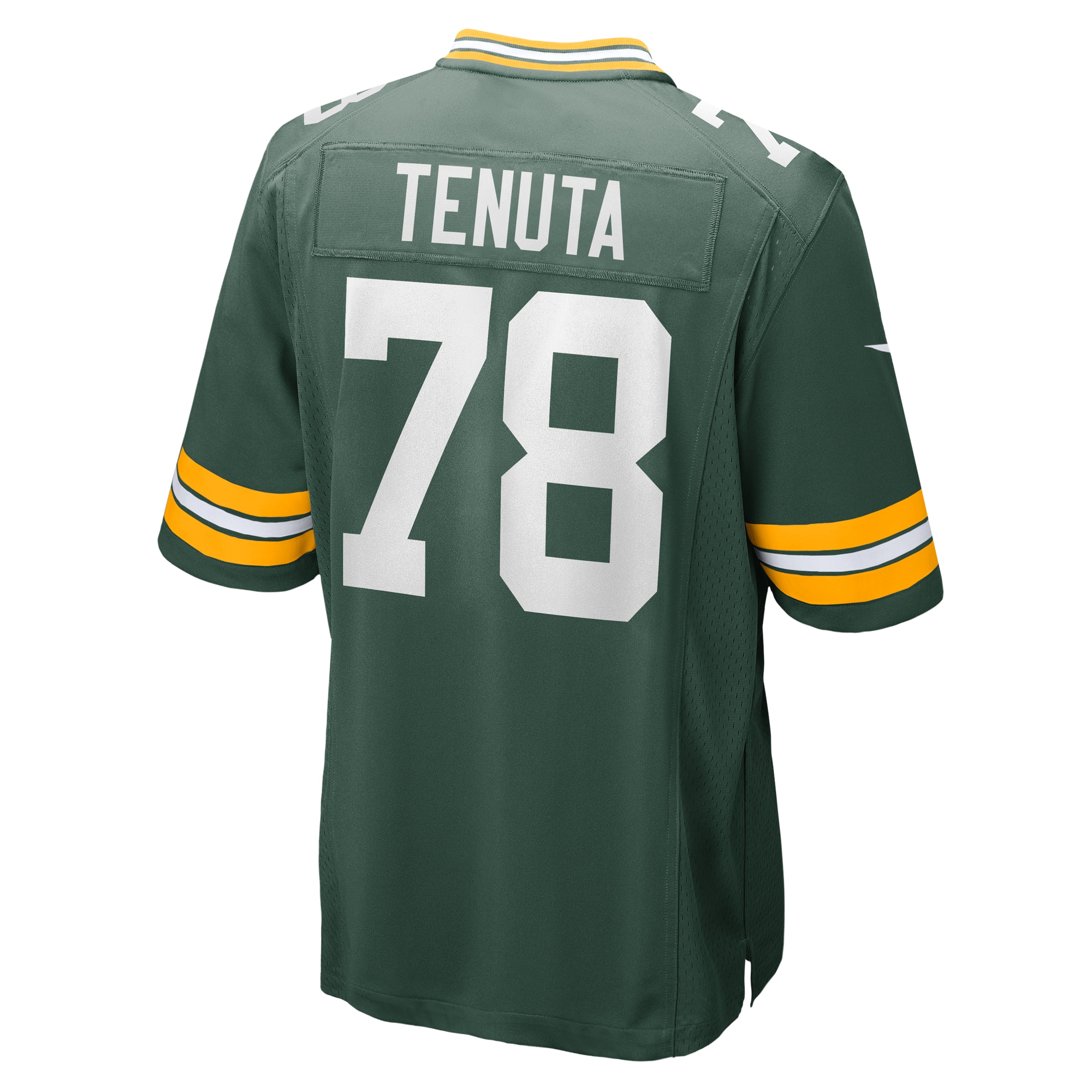 Men's Green Bay Packers Luke Tenuta Green Home Game Player Jersey JS2460 Saliibo - Image 3