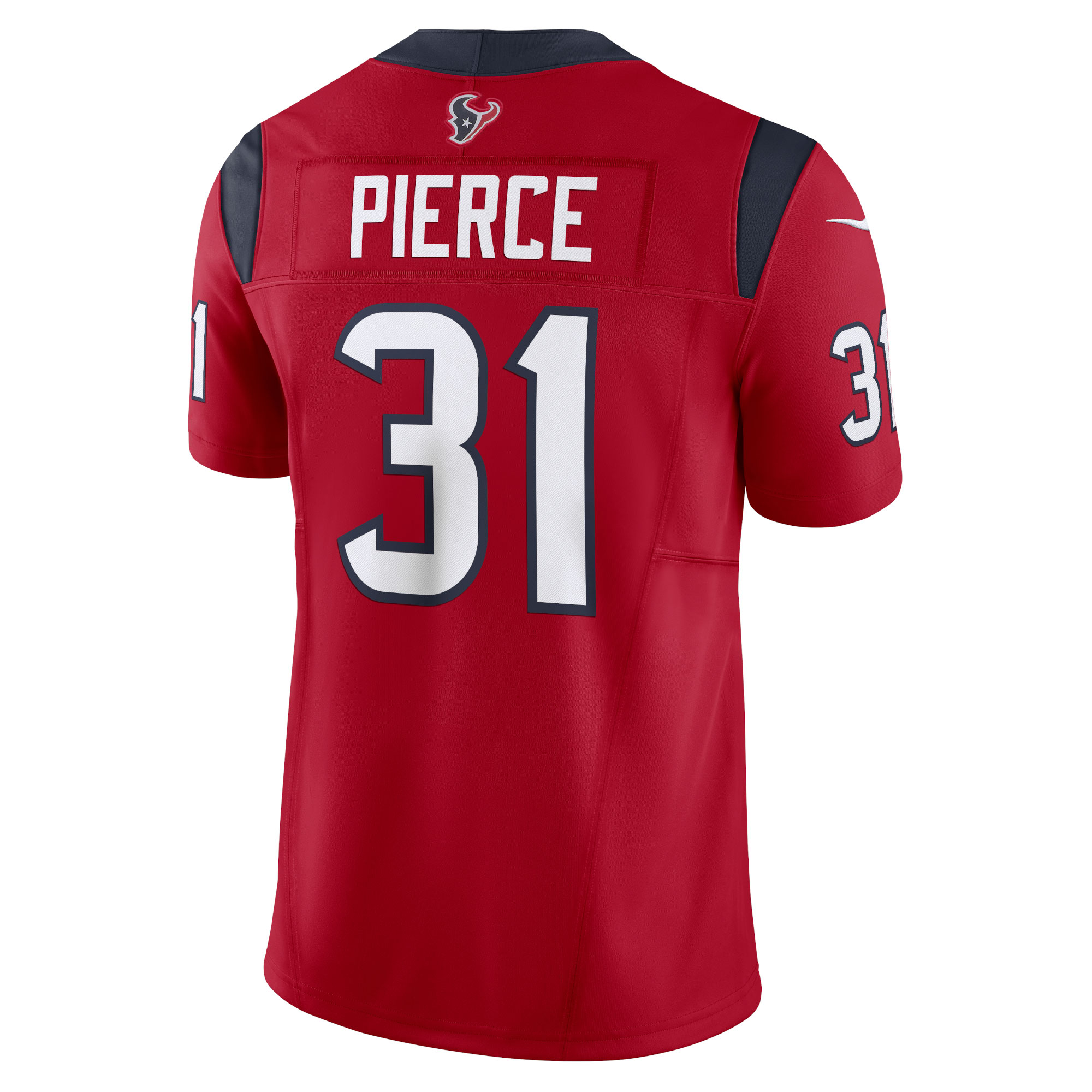 Men's Houston Texans Dameon Pierce Red Vapor F.U.S.E. Limited Jersey JS1200 Saliibo - Image 3