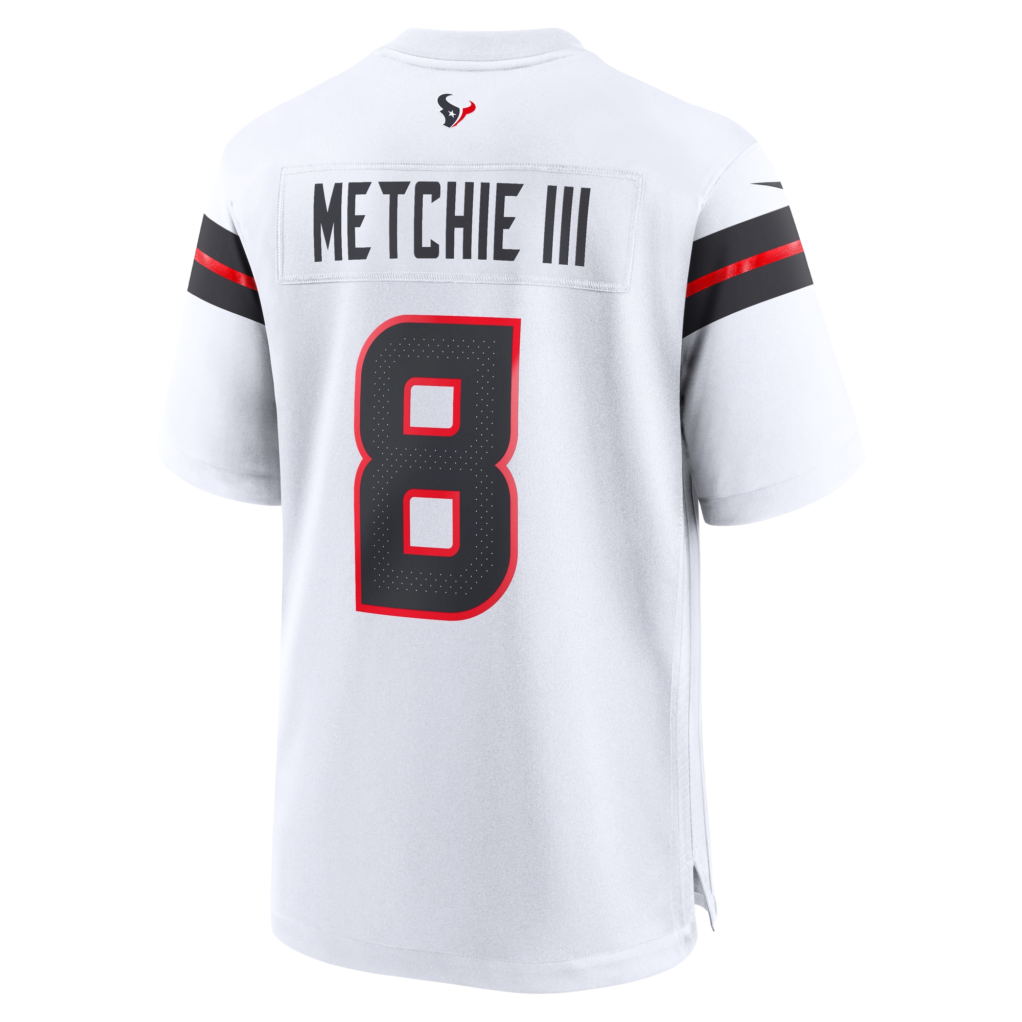 Men's Houston Texans John Metchie III White Game Jersey JS7396 Saliibo - Image 3