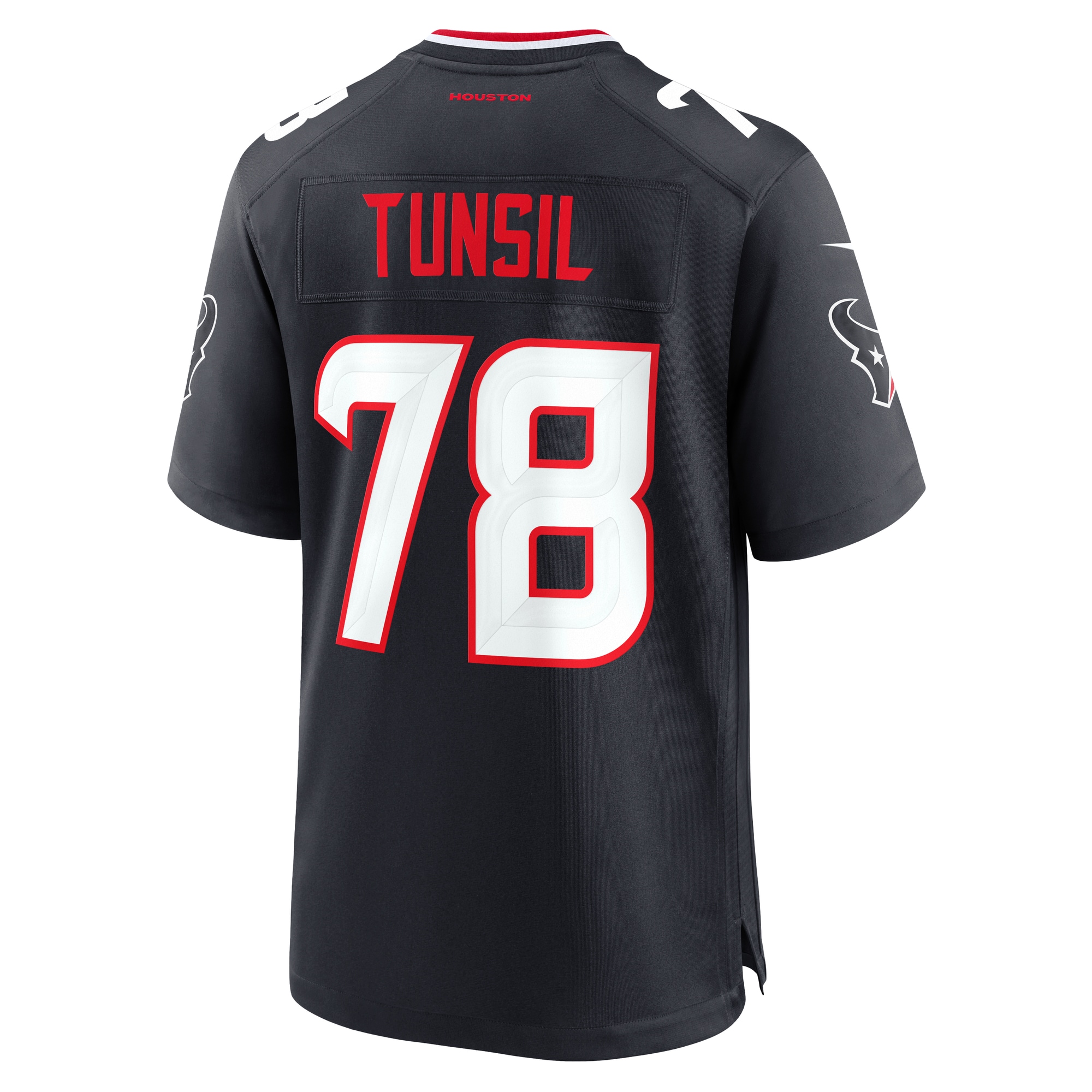 Men's Houston Texans Laremy Tunsil Navy Team Game Jersey JS6701 Saliibo - Image 3