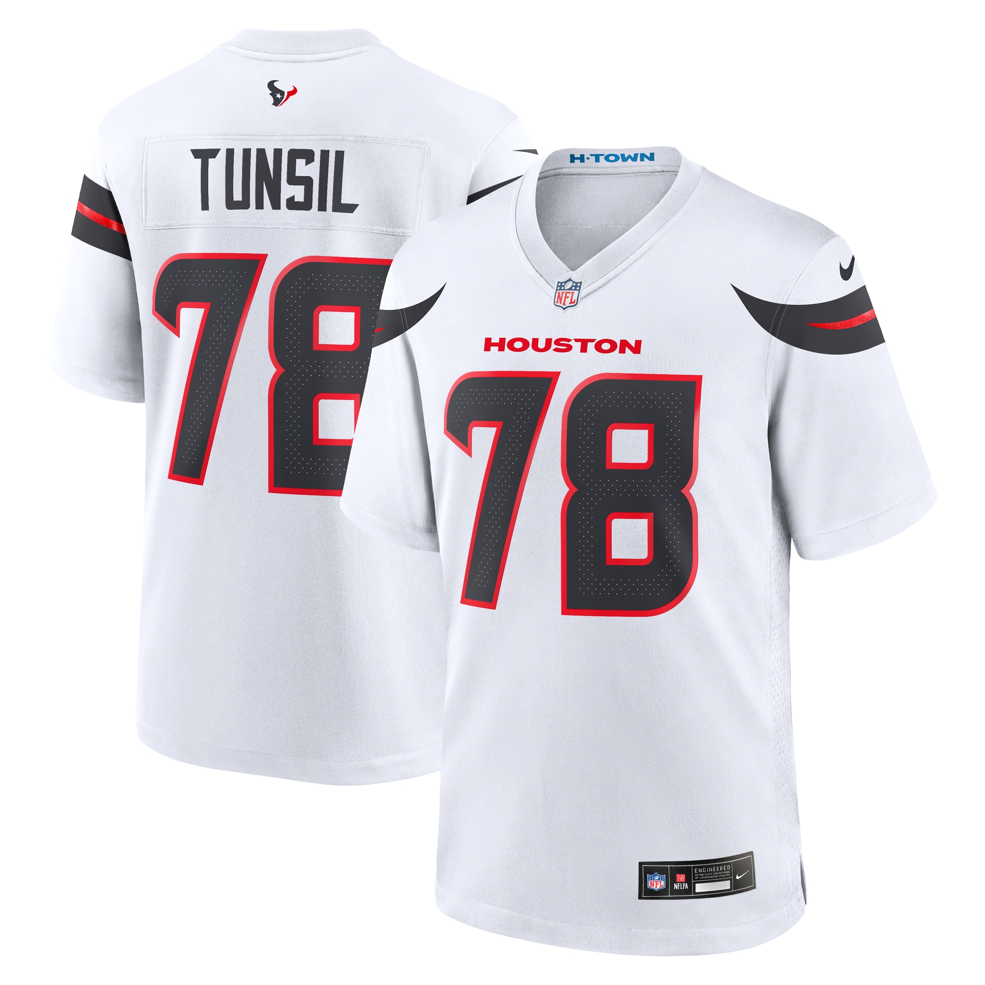 Men's Houston Texans Laremy Tunsil White Game Jersey JS6448 Saliibo