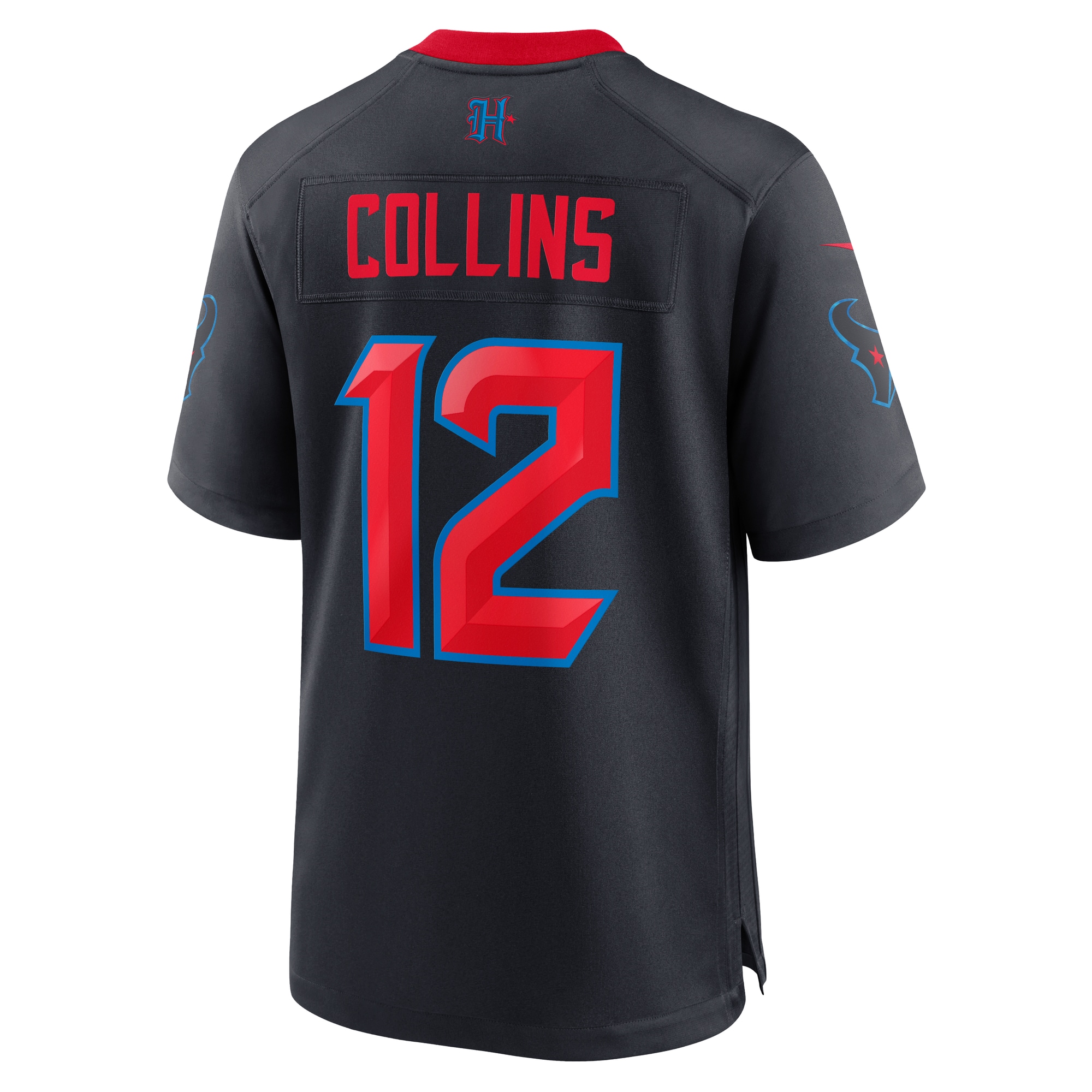 Men's Houston Texans Nico Collins Navy 2nd Alternate Game Jersey JS7294 Saliibo - Image 3