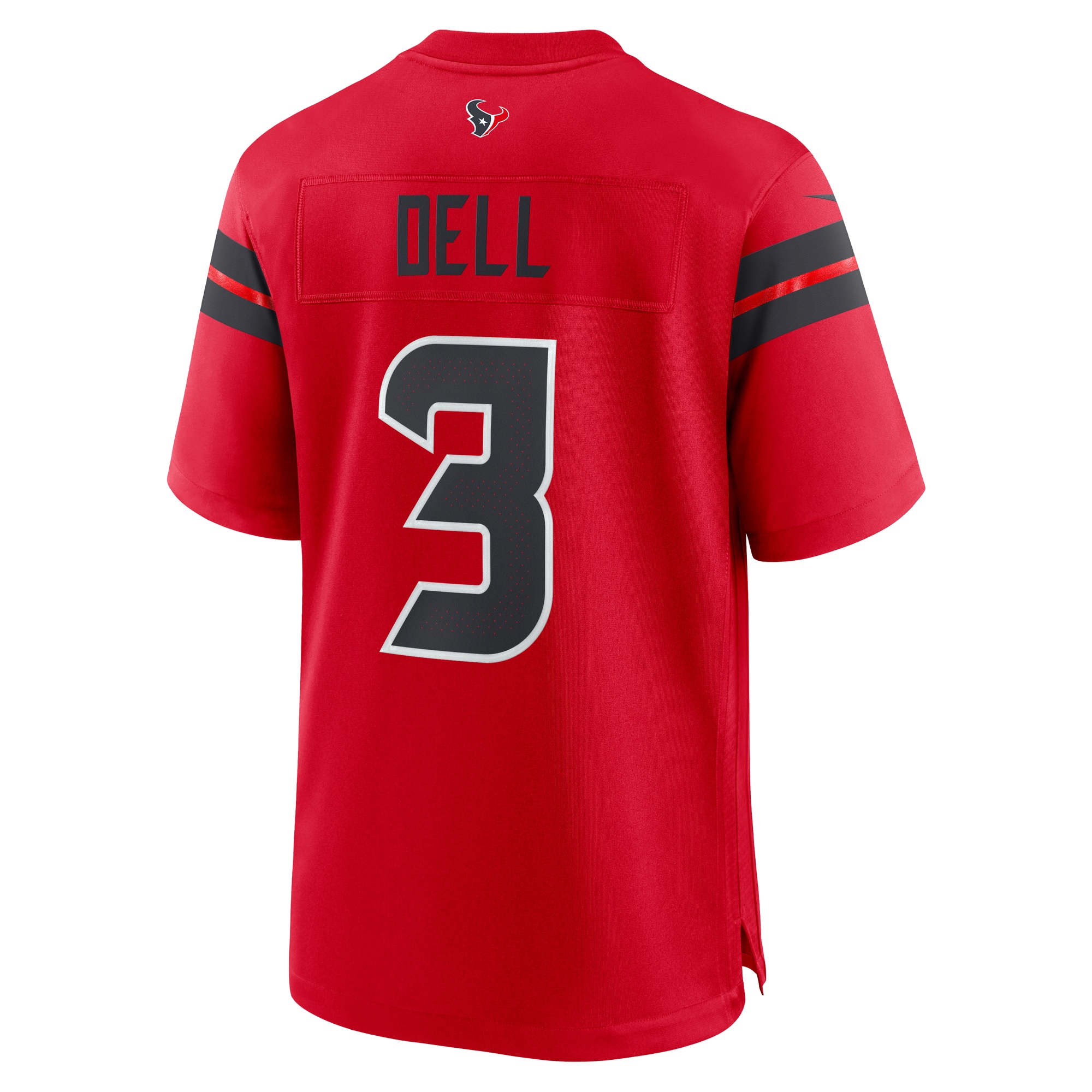 Men's Houston Texans Tank Dell Red Alternate Game Jersey JS5337 Saliibo - Image 3