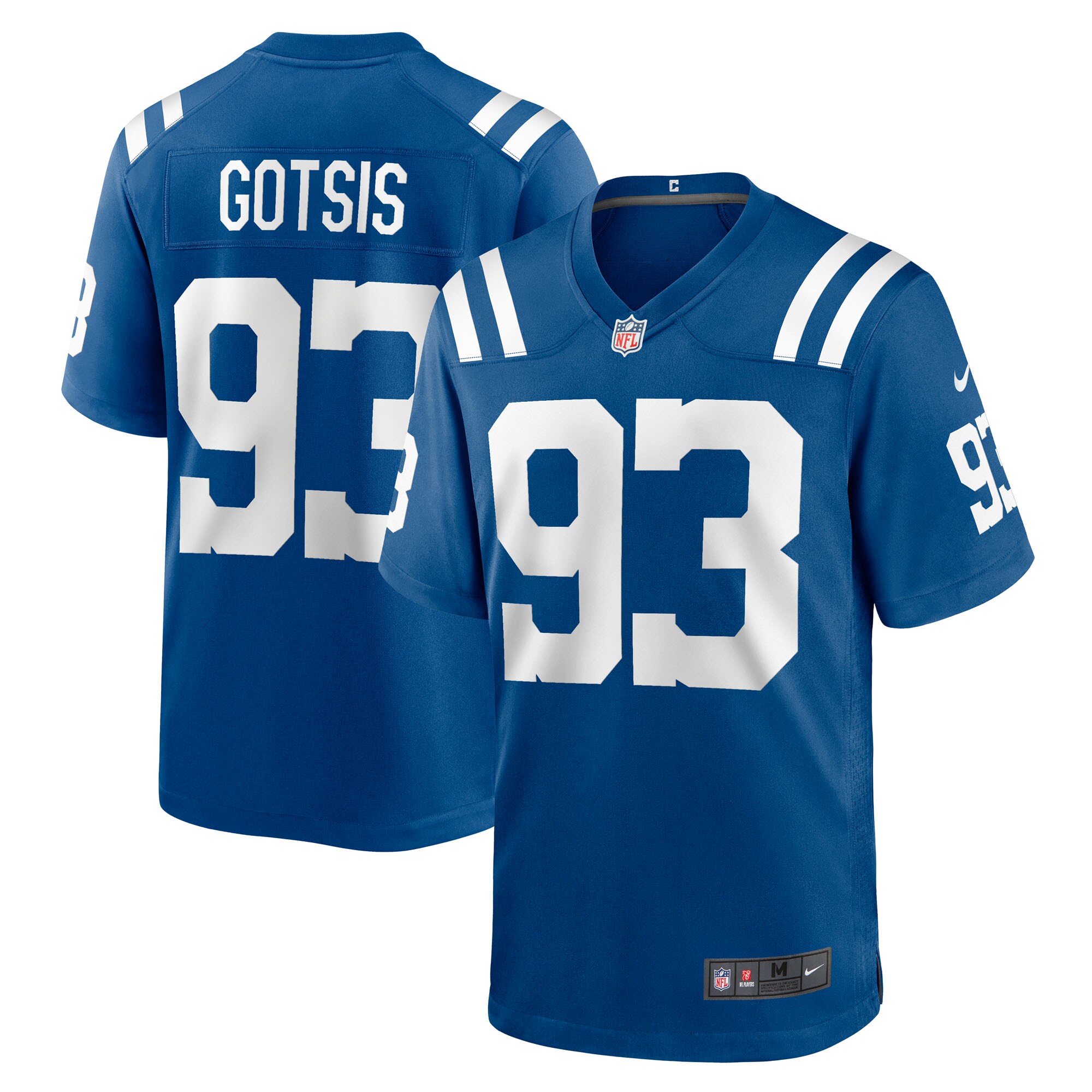 Men's Indianapolis Colts Adam Gotsis Royal Team Game Jersey JS5940 Saliibo