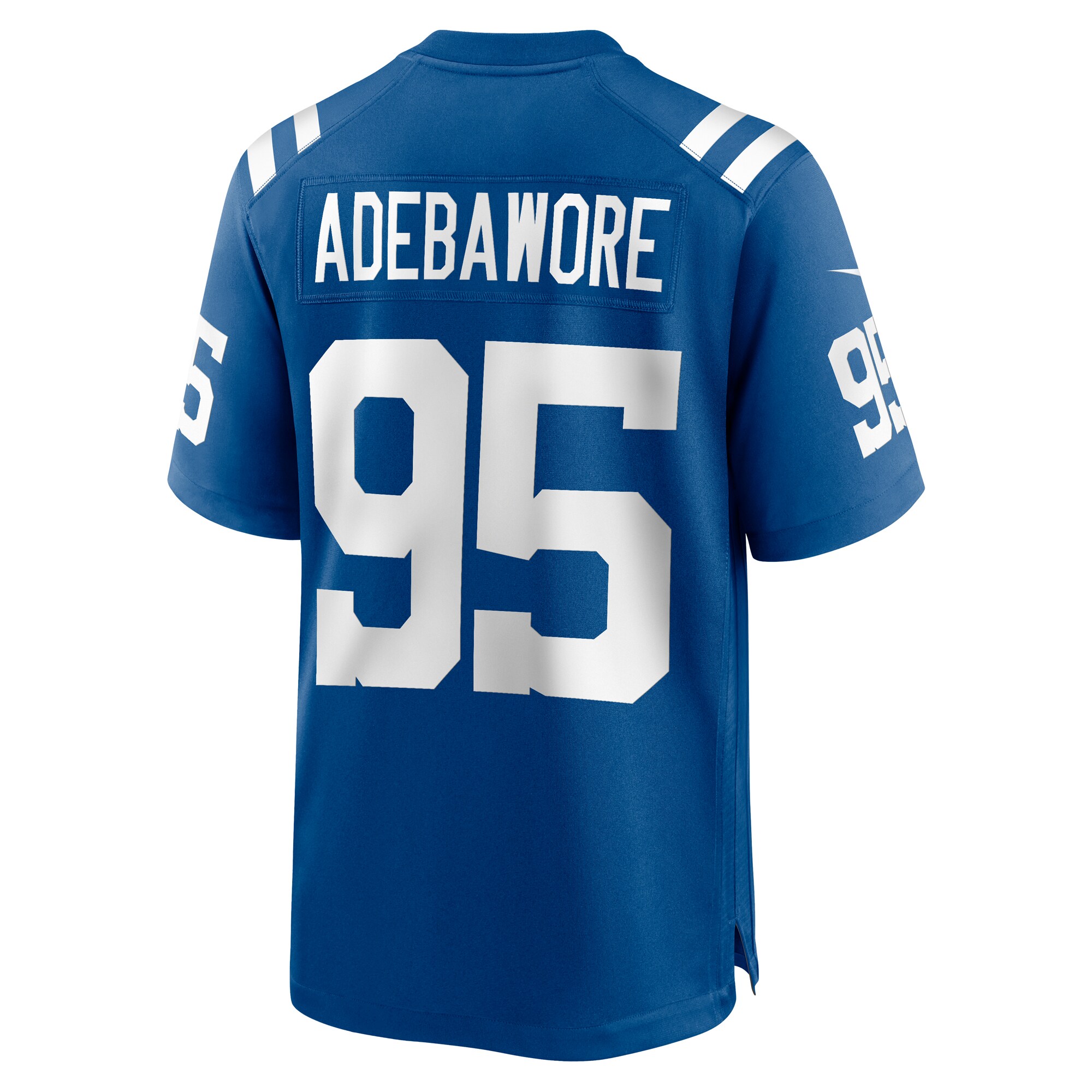 Men's Indianapolis Colts Adetomiwa Adebawore Royal Team Game Jersey JS3543 Saliibo - Image 3