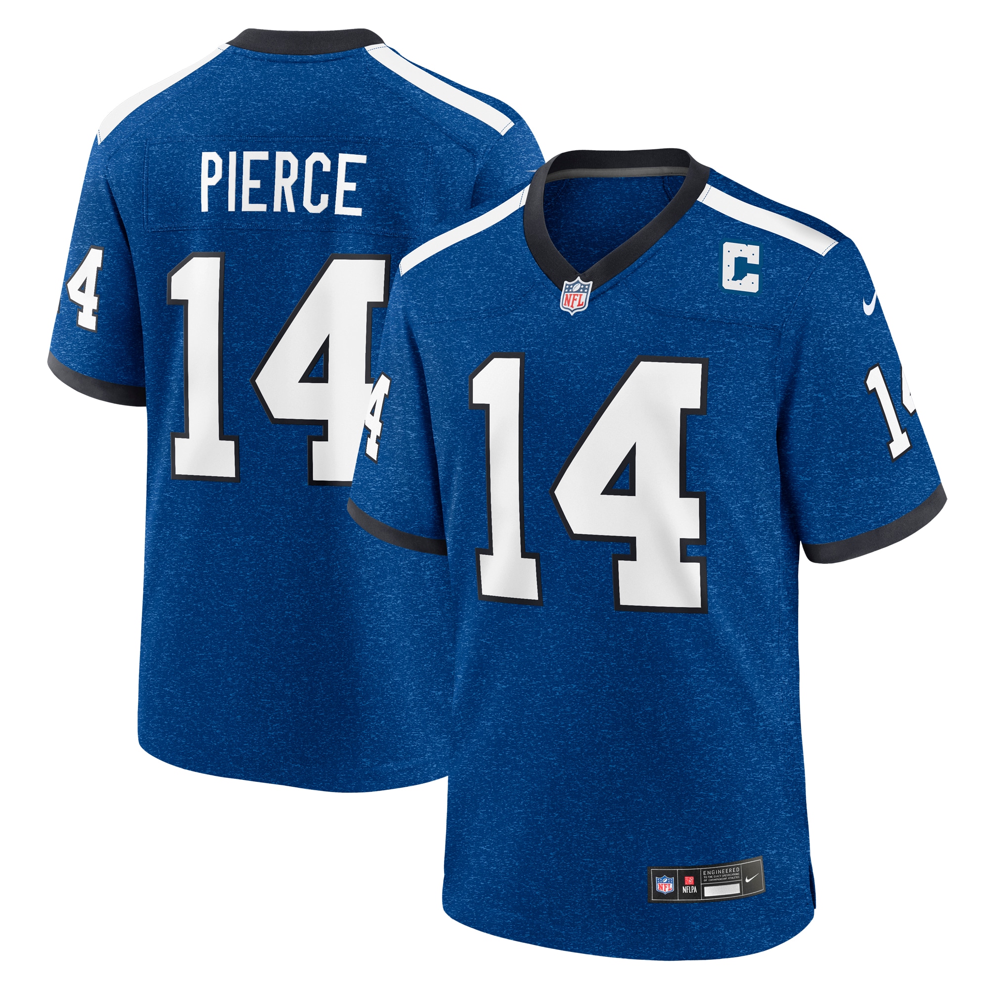 Men's Indianapolis Colts Alec Pierce Royal Indiana Nights Alternate Game Jersey JS4261 Saliibo