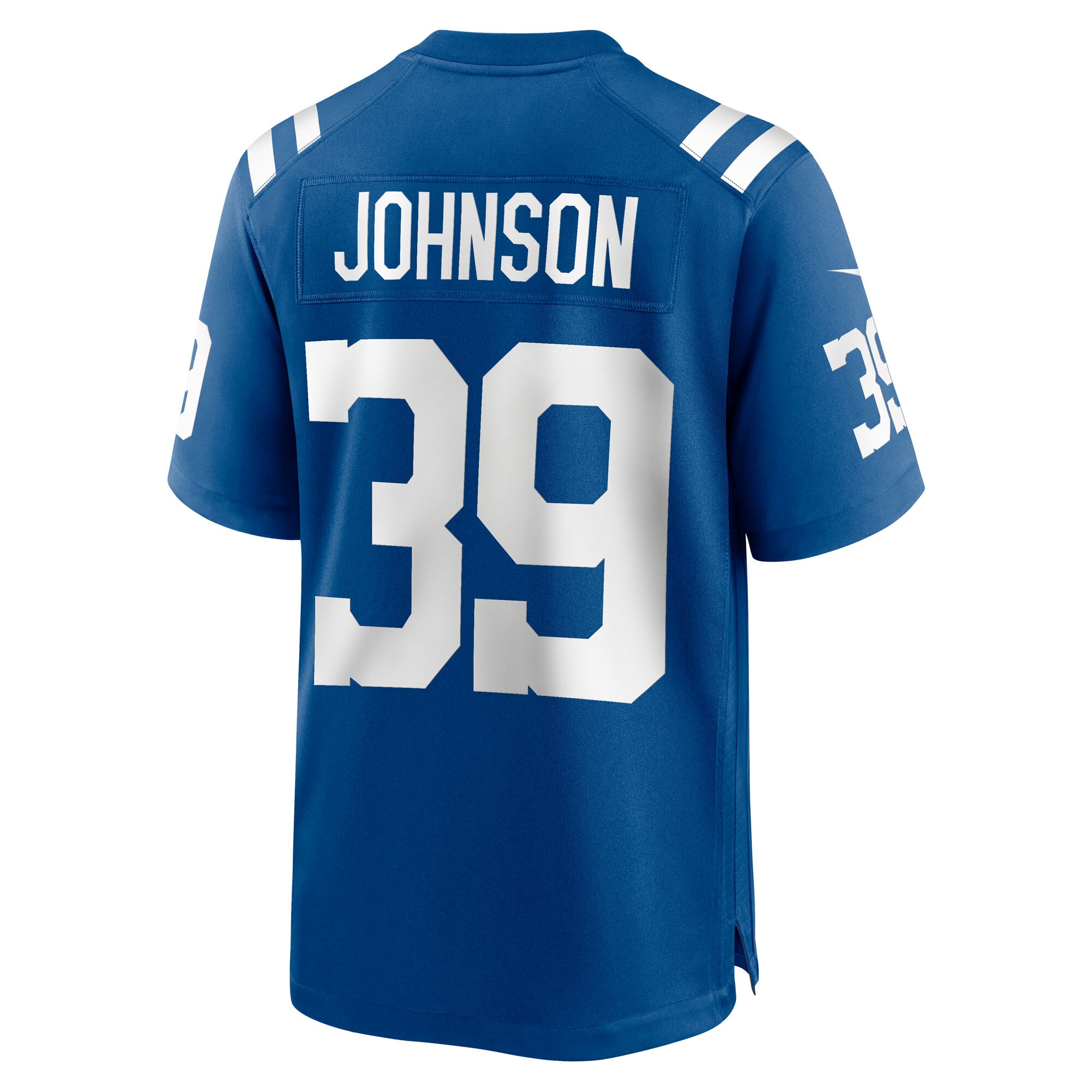 Men's Indianapolis Colts Alex Johnson Royal Team Game Jersey JS2192 Saliibo - Image 3