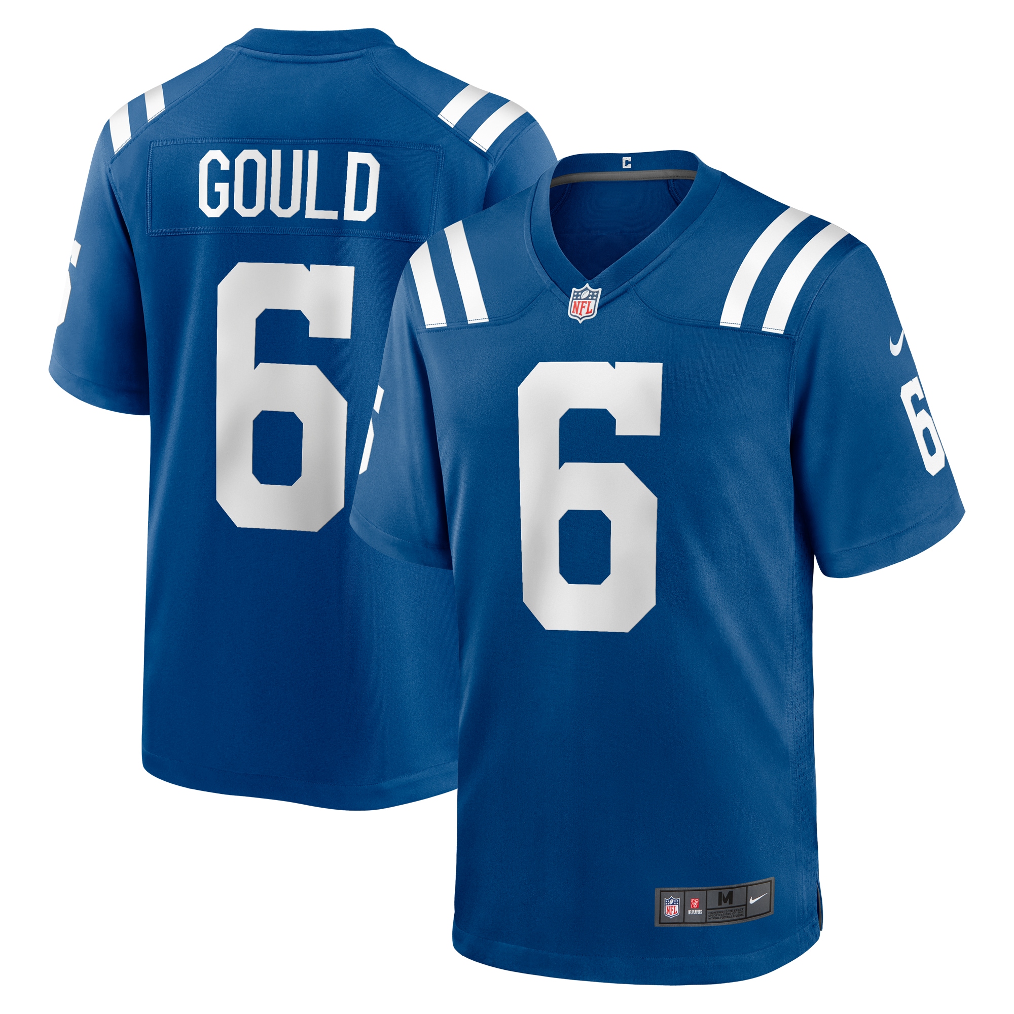 Men's Indianapolis Colts Anthony Gould Royal Game Jersey JS8452 Saliibo
