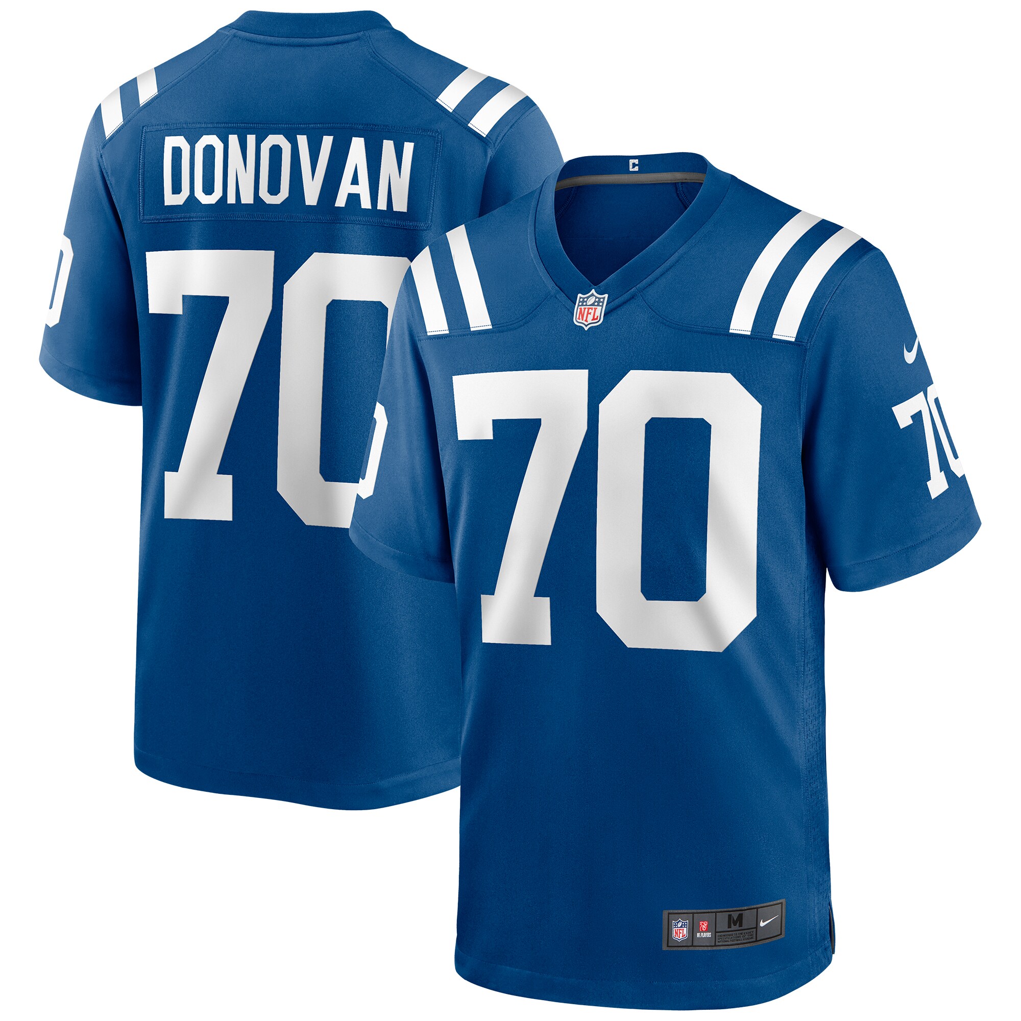 Men's Indianapolis Colts Art Donovan Royal Game Retired Player Jersey JS3274 Saliibo