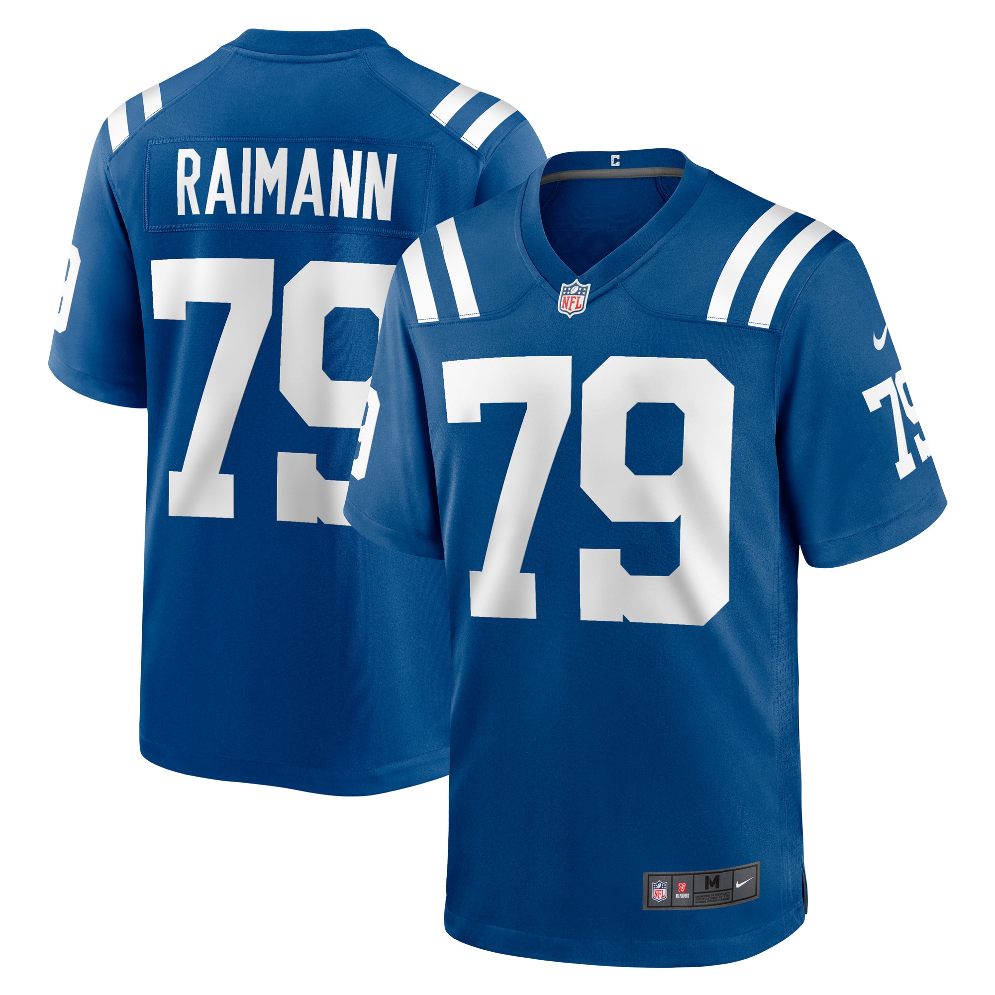 Men's Indianapolis Colts Bernhard Raimann Royal Player Game Jersey JS9197 Saliibo