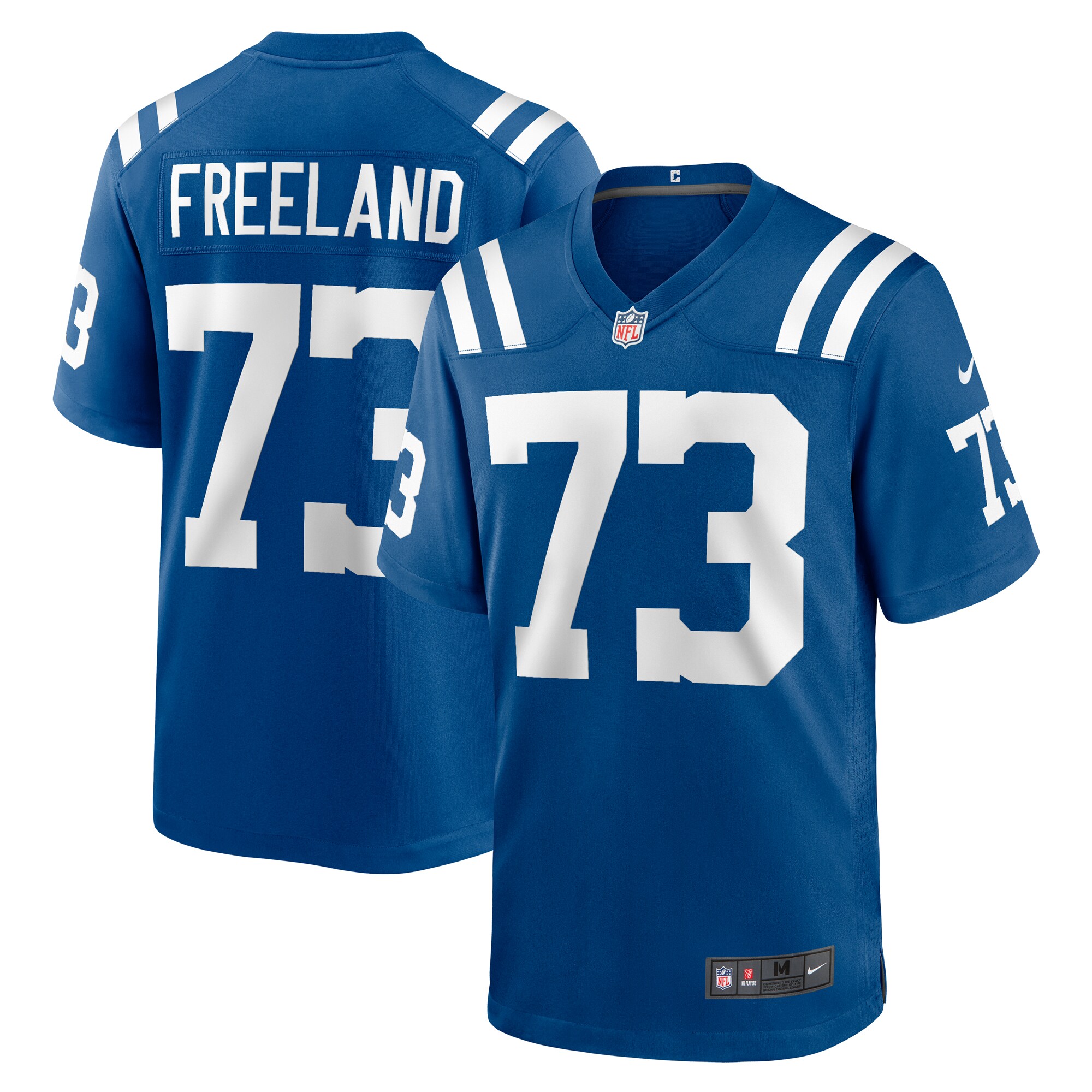 Men's Indianapolis Colts Blake Freeland Royal Team Game Jersey JS7618 Saliibo
