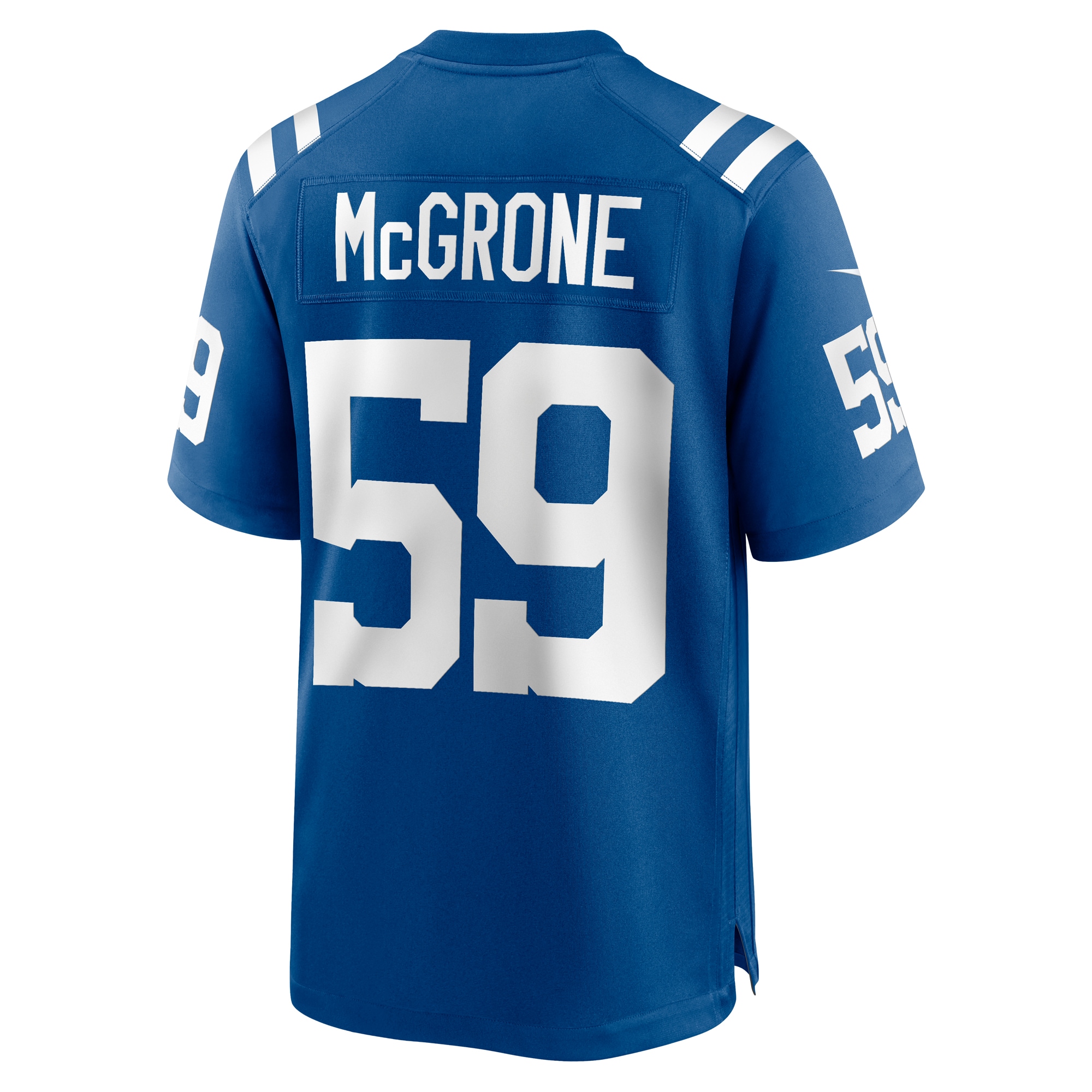 Men's Indianapolis Colts Cameron McGrone Royal Team Game Jersey JS7654 Saliibo - Image 3